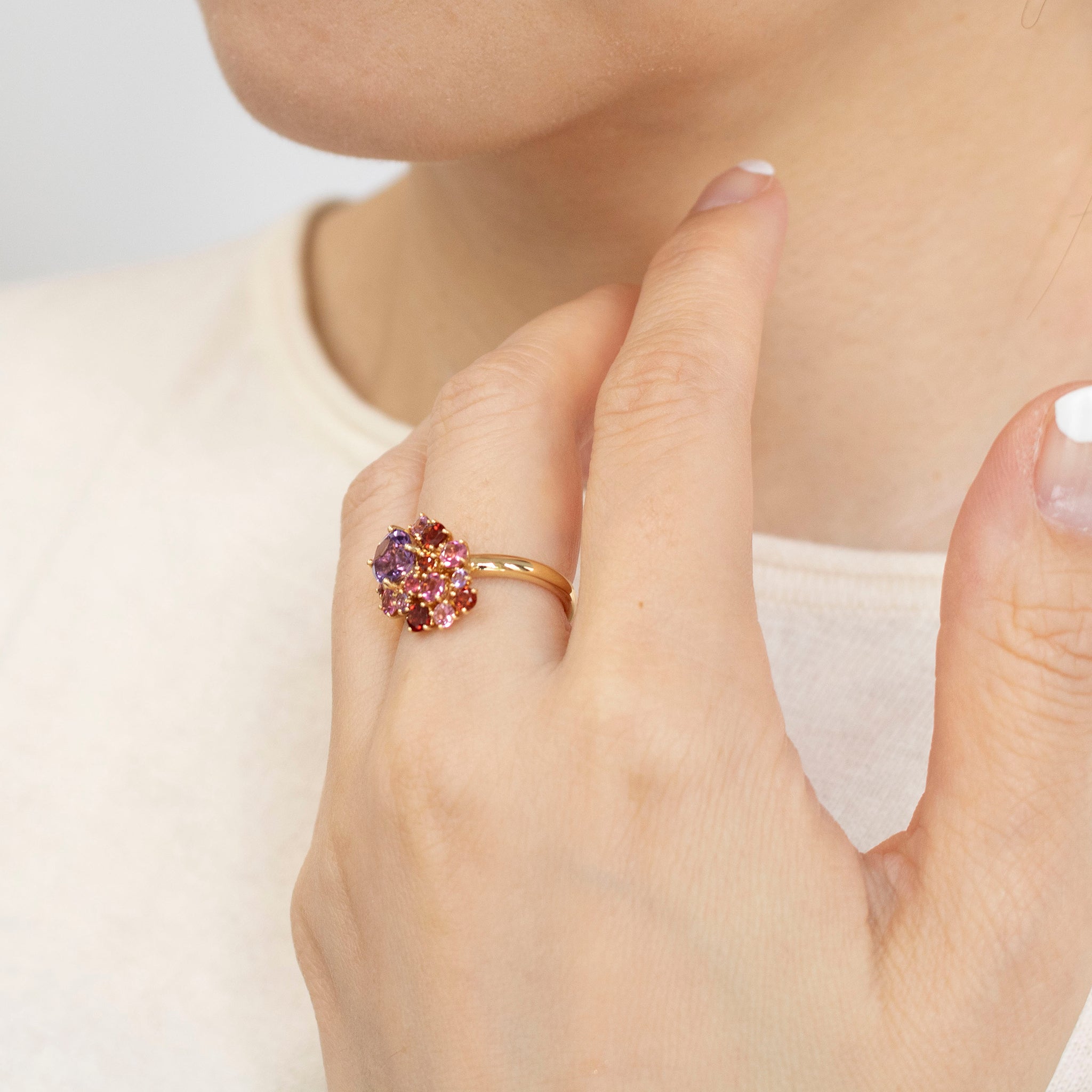 ニナリッチ ルビー リング ダイヤモンド NINA RICCI (ニナリッチ)