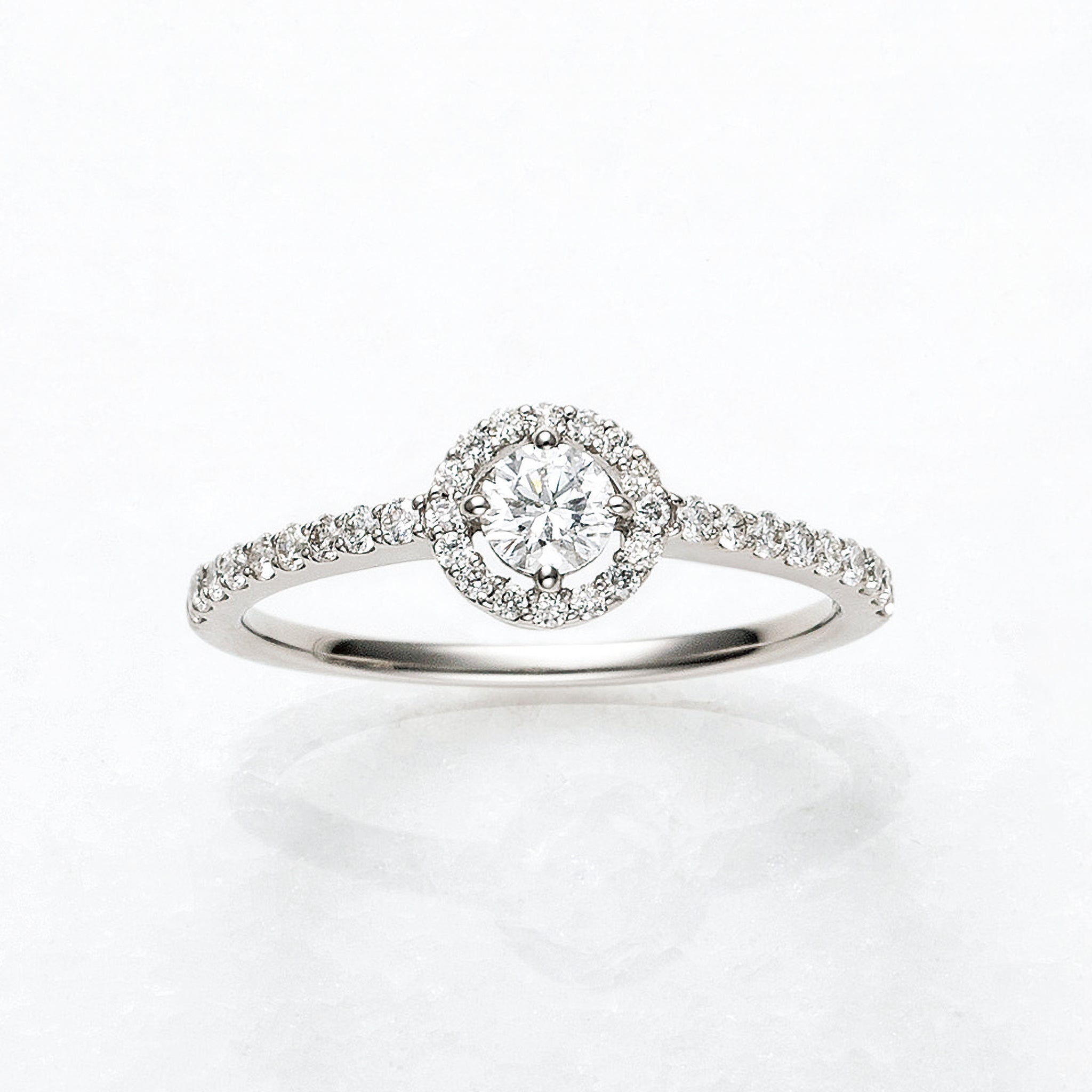 【限定3点】ダイヤモンド プラチナリング(0.2カラット/Dカラー/FL/3EX/4月誕生石/グレーディングレポート付)《25V01101》