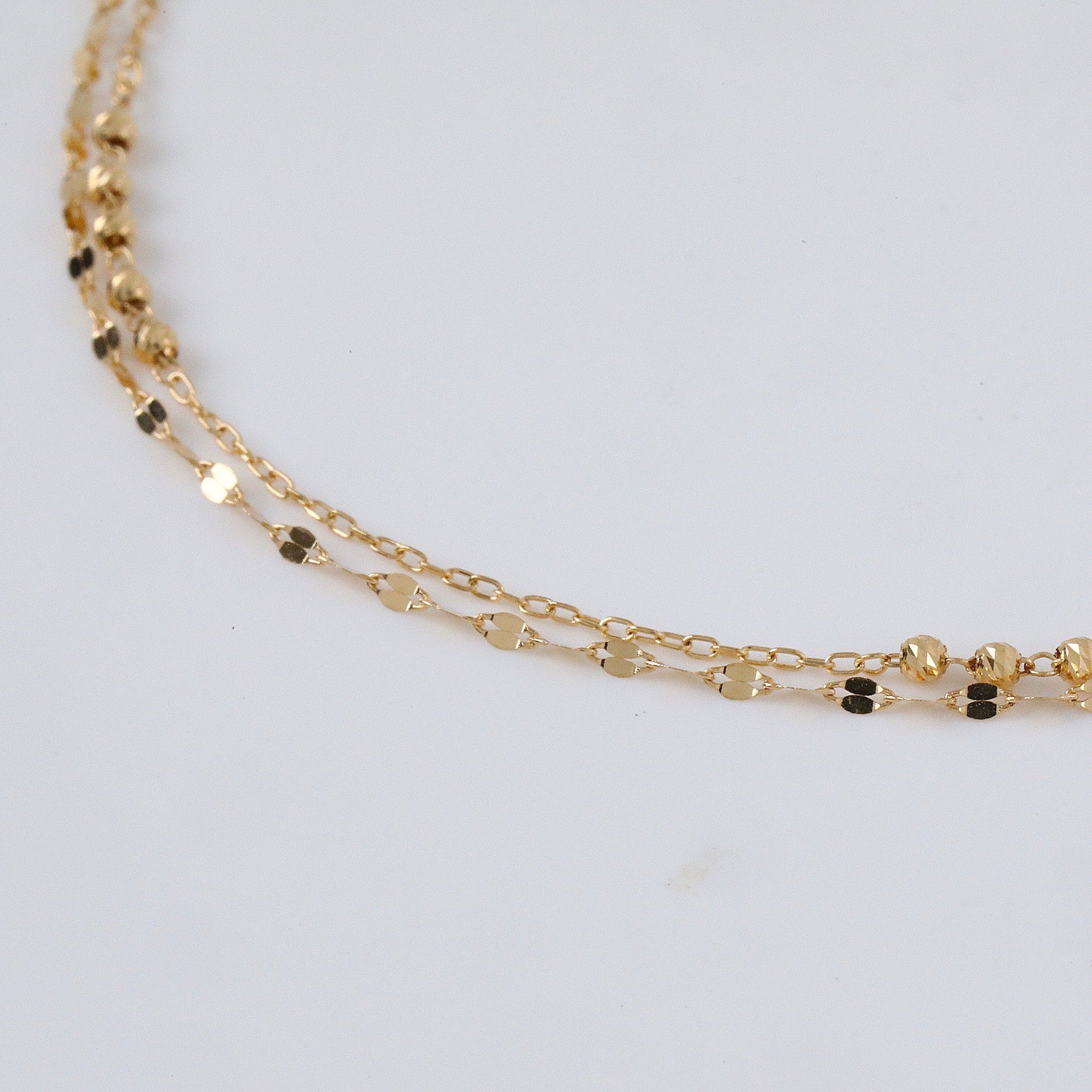 K18ブレスレット(2連)《25V01207》