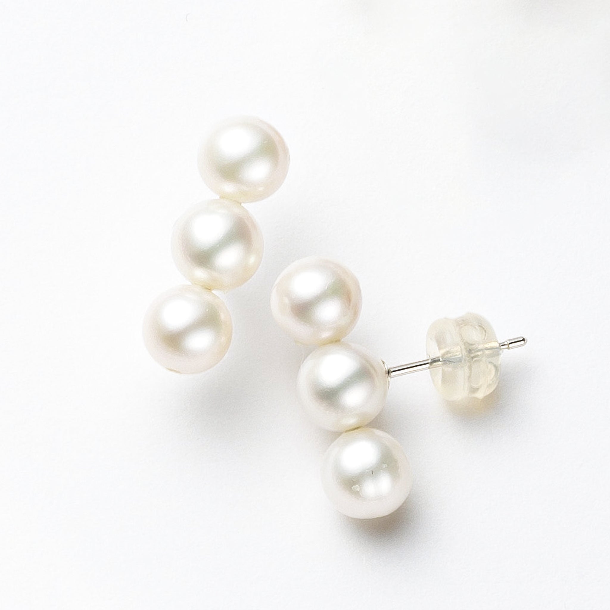 【限定25点】パール K14ピアス(淡水真珠/6月誕生石)《25V01503》