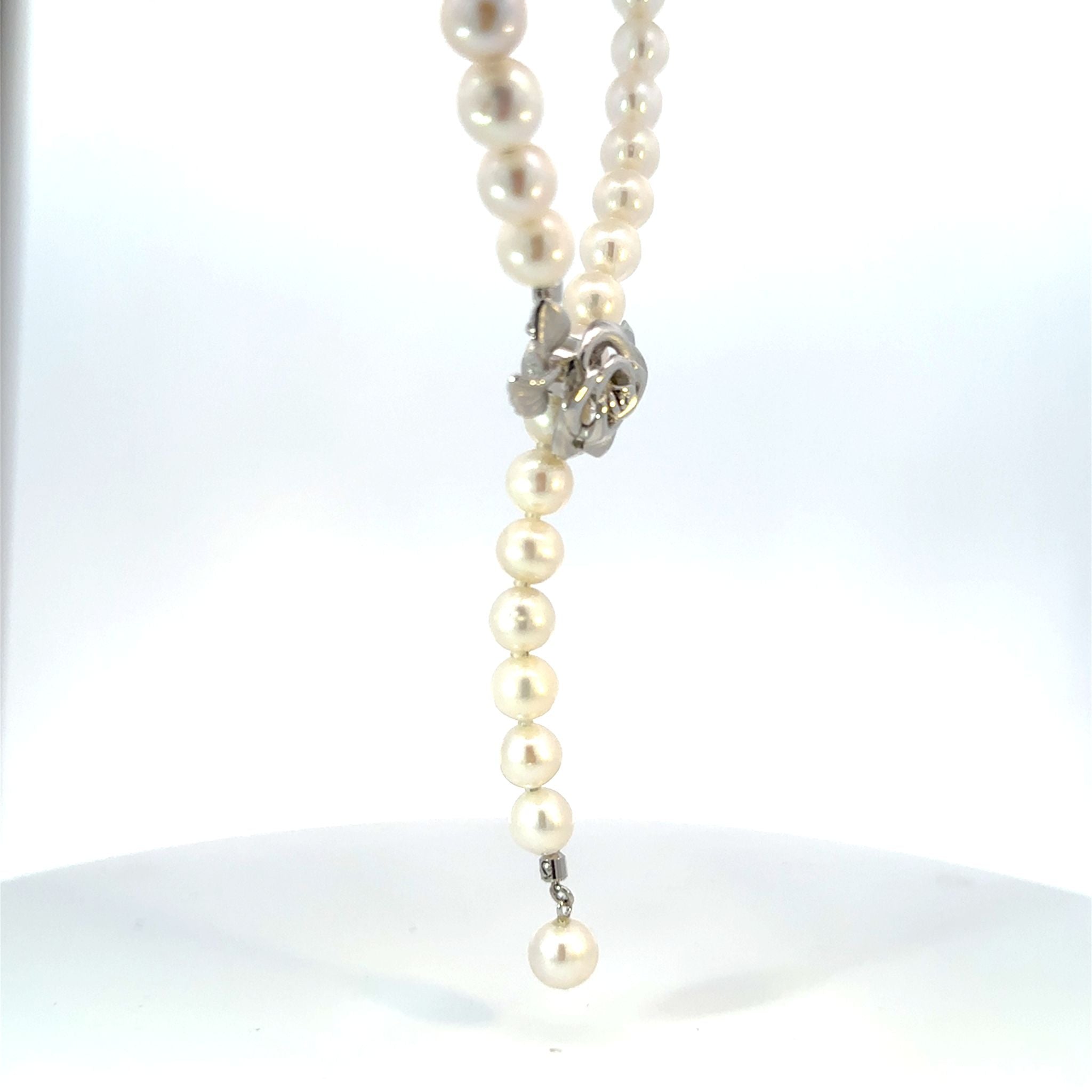 パール ネックレス(淡水真珠/2Way/6月誕生石)《25V01506》