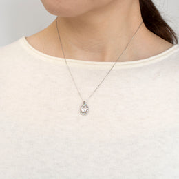 【限定3点】アンデシンラブラドライト/マルチカラー プラチナネックレス《25V01702》