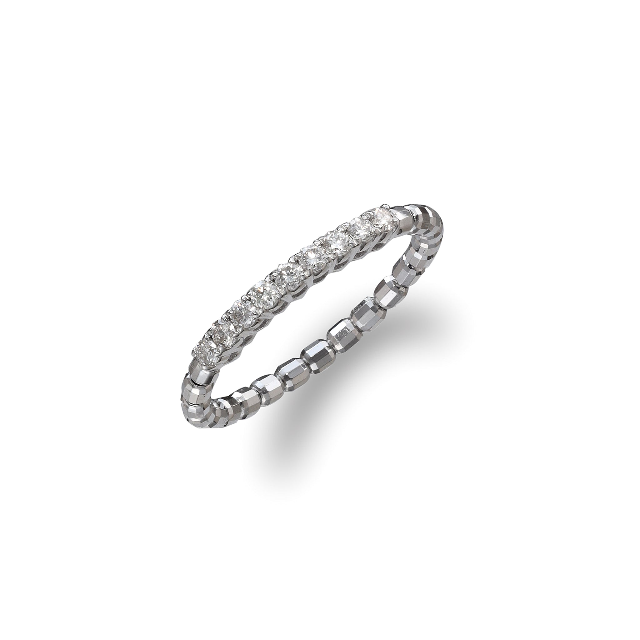 ダイヤモンド プラチナリング(/フリーサイズ/4月誕生石)《25V01804》