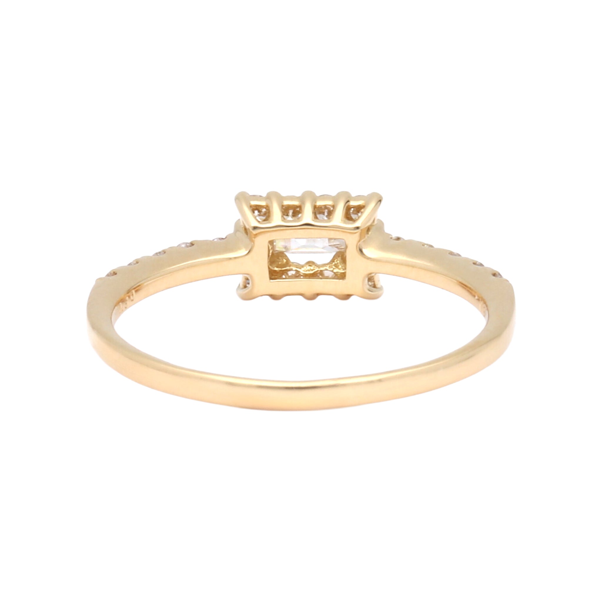 ダイヤモンド K18リング(4月誕生石)《25V01808》