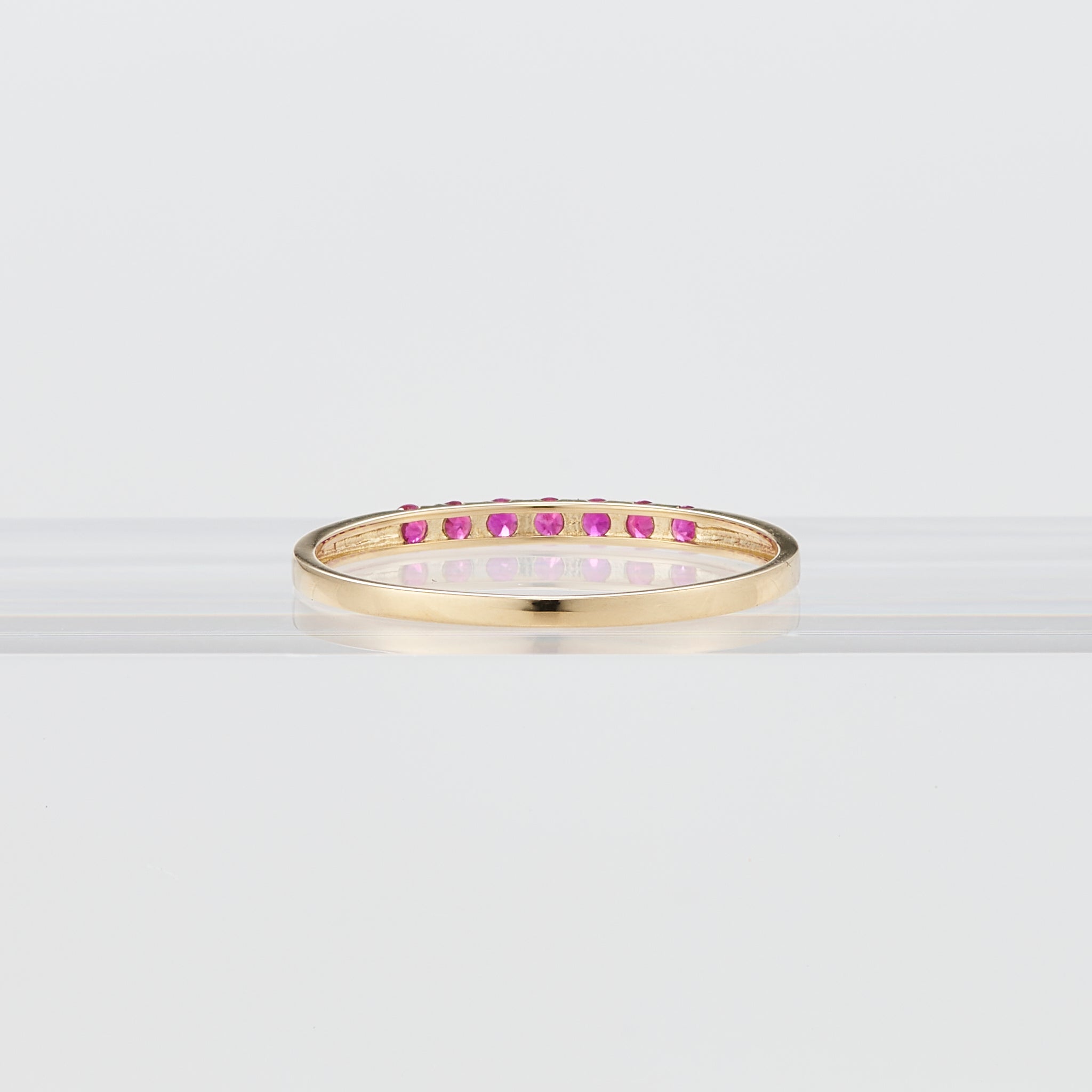 ルビー K18リング(7月誕生石)《25V02005》