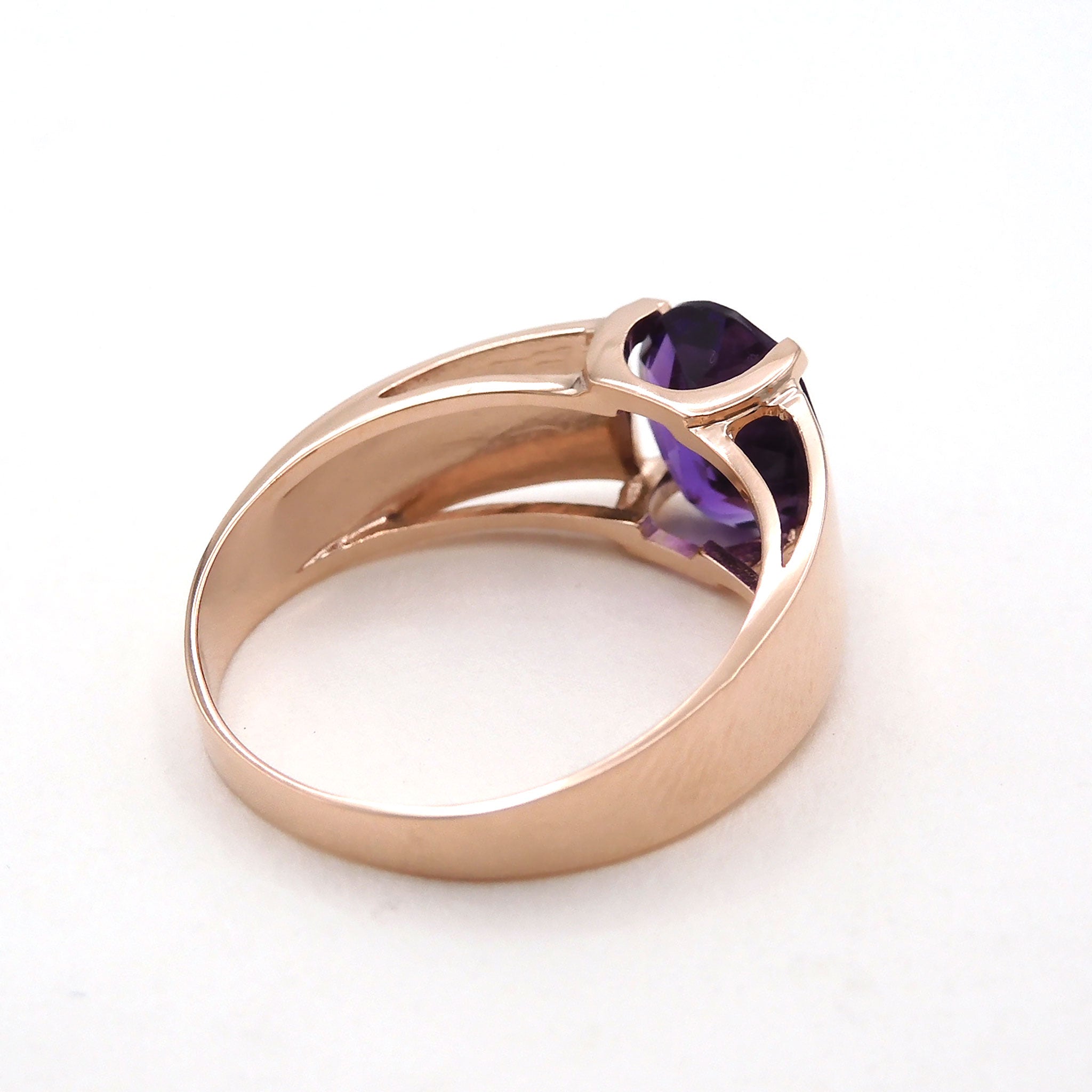 アメシスト K18リング(1.2カラット/2月誕生石)《25V02104》