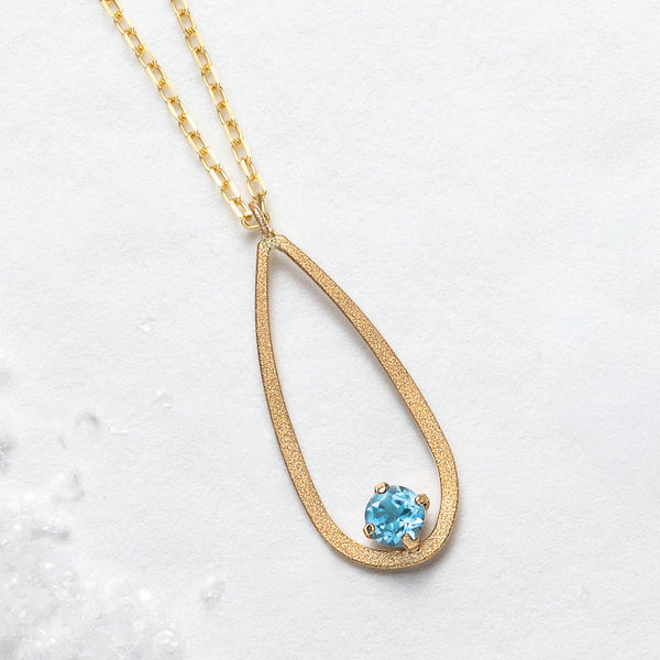 ブルートパーズ K10ネックレス(11月誕生石)《25V02201》 | 京セラ