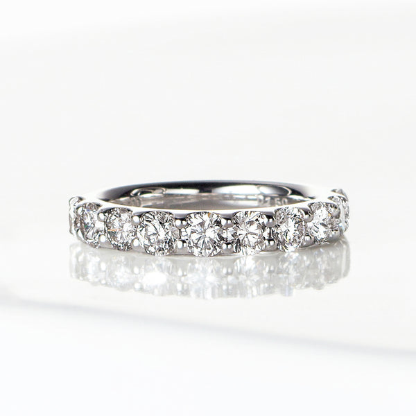 ダイヤモンド プラチナリング(計1.5カラット/ハーフエタニティ/4月