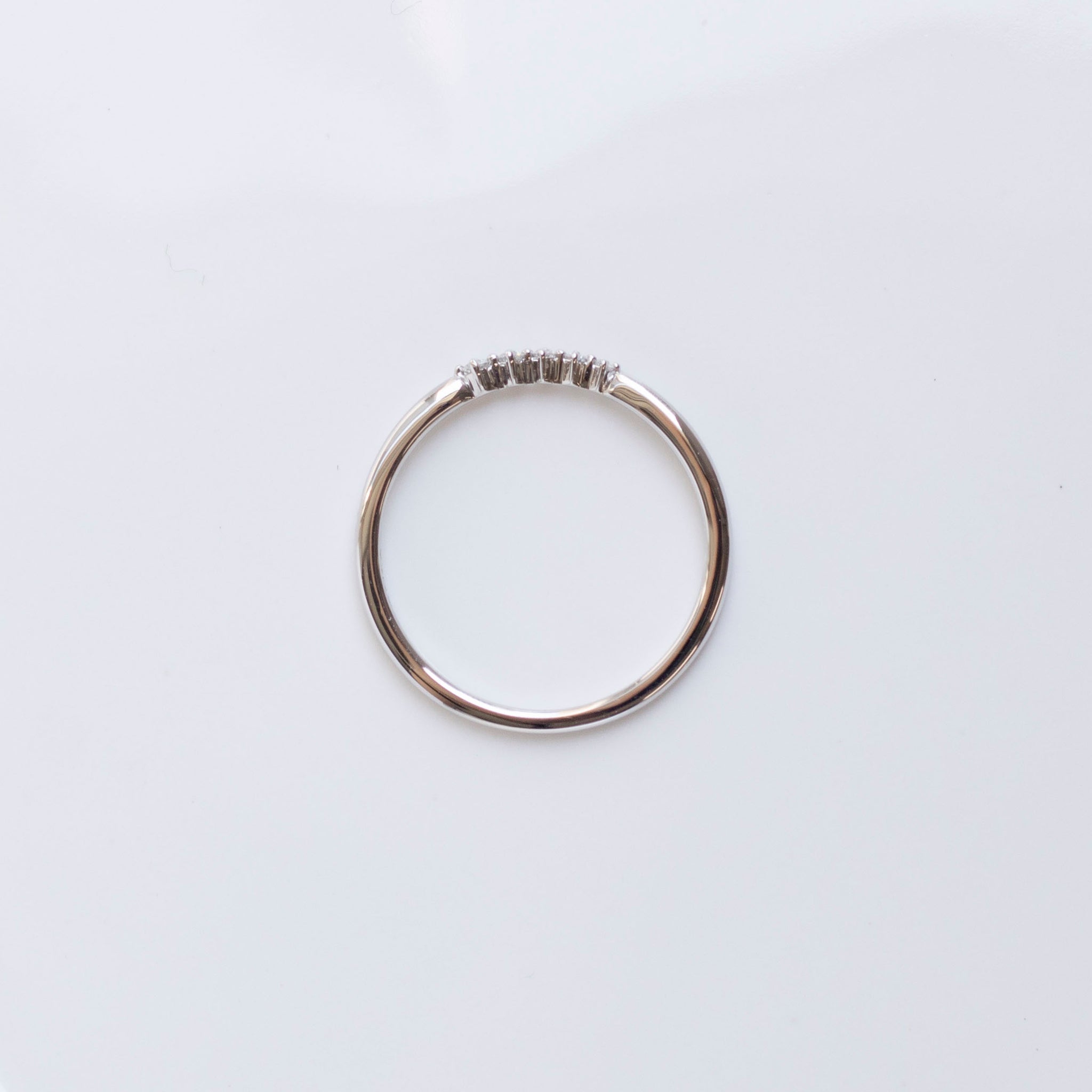 ダイヤモンド プラチナリング(4月誕生石)《25V02408》