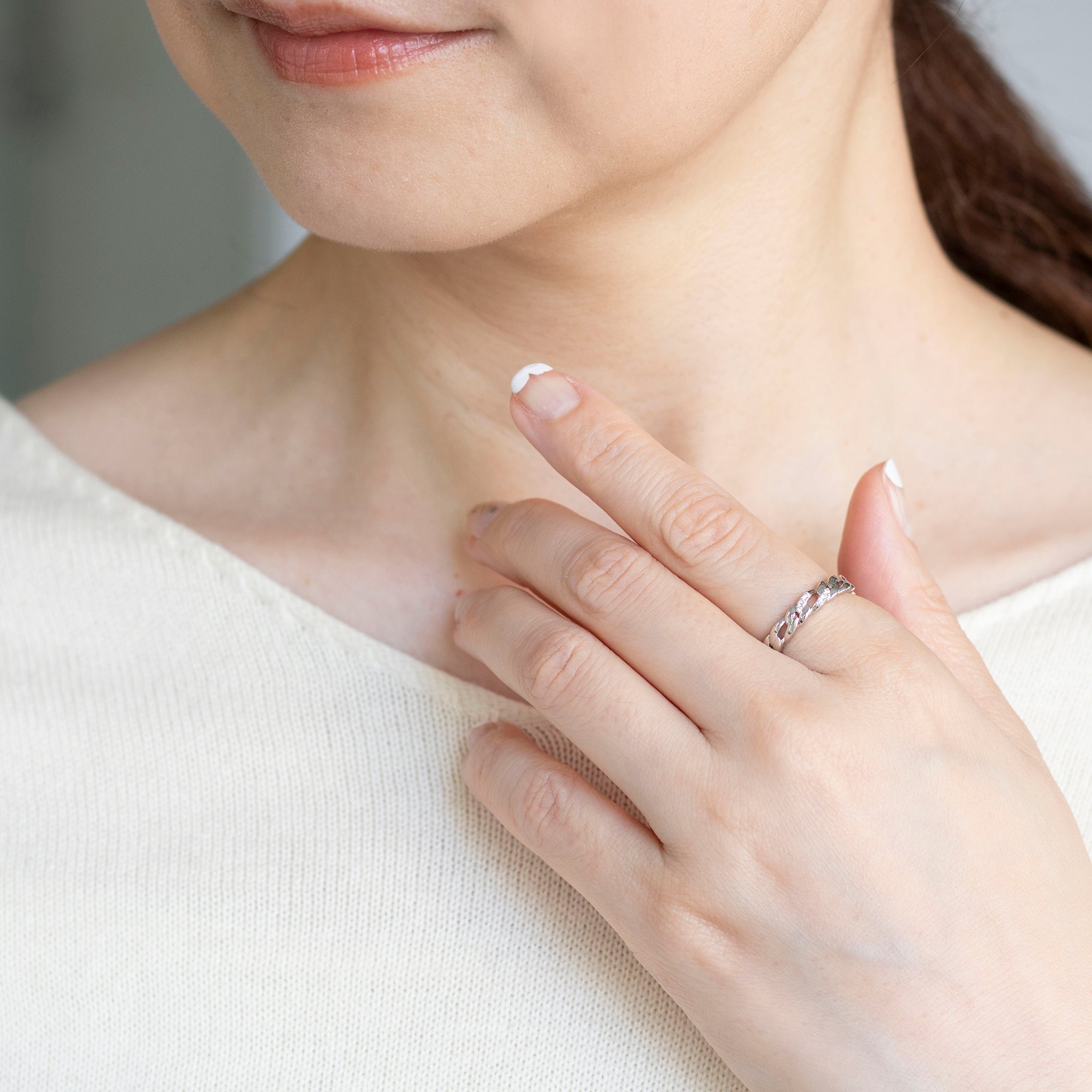 ダイヤモンド プラチナリング(4月誕生石)《25V02507》