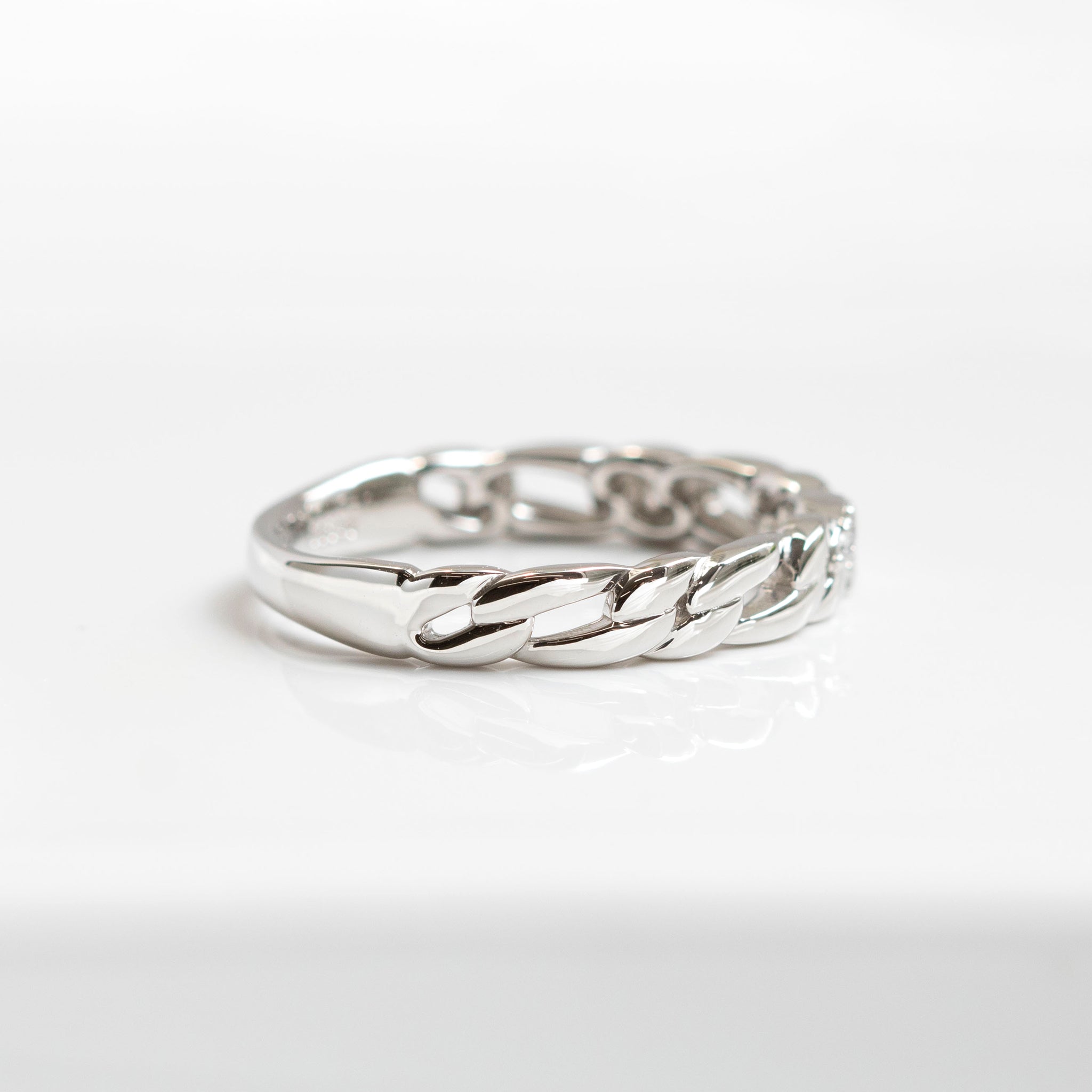 ダイヤモンド プラチナリング(4月誕生石)《25V02507》