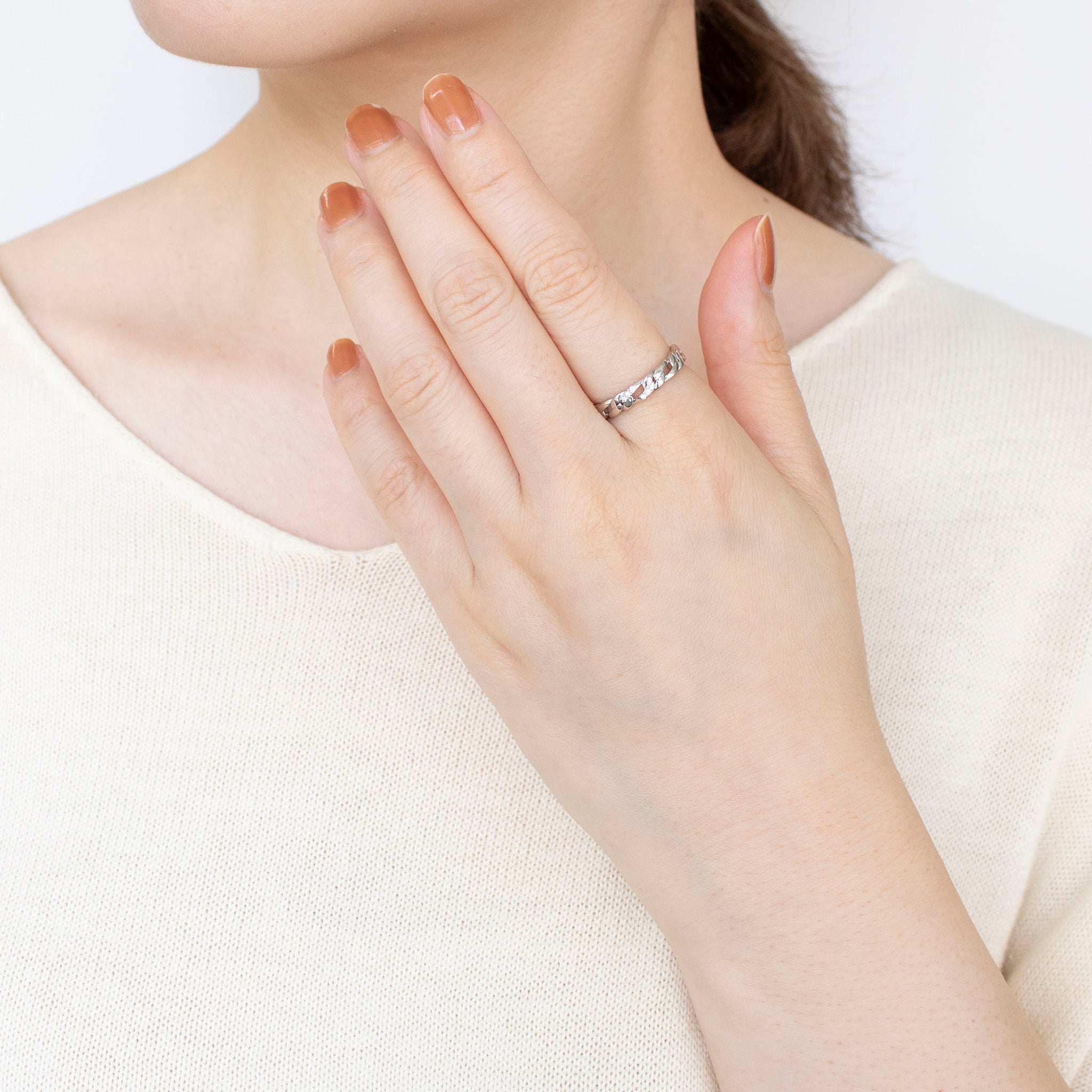 ダイヤモンド プラチナリング(4月誕生石)《25V02507》