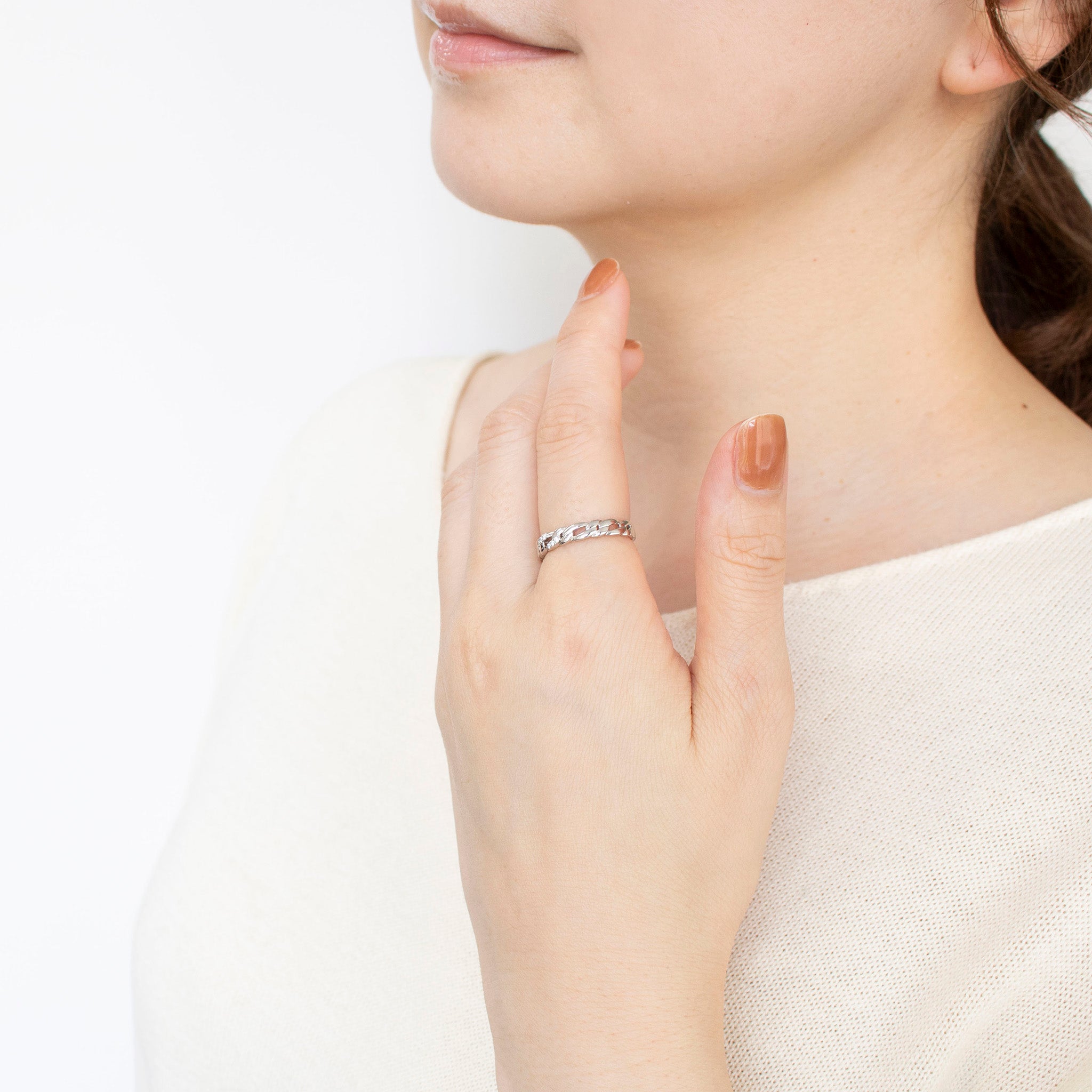 ダイヤモンド プラチナリング(4月誕生石)《25V02507》