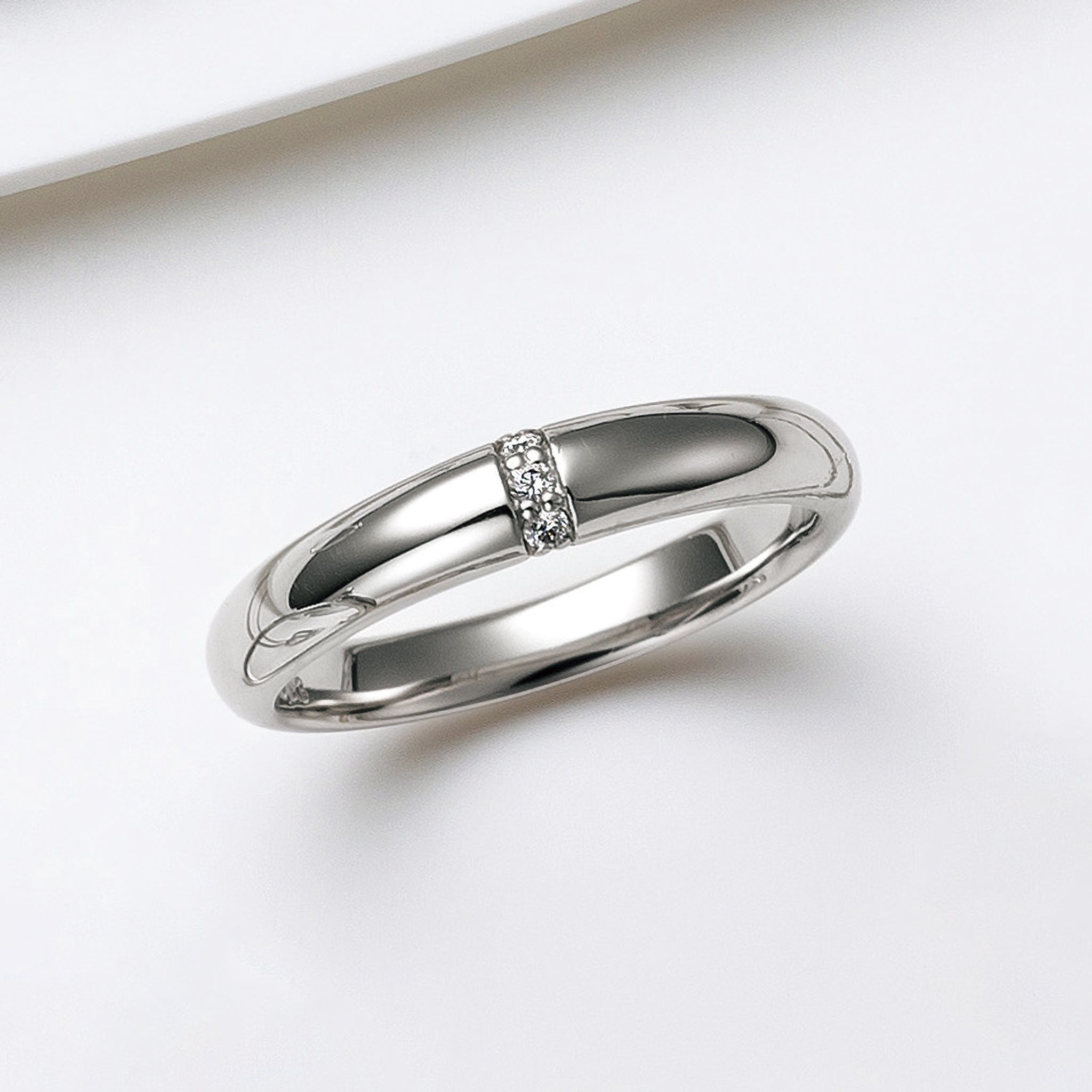 ダイヤモンド プラチナリング(4月誕生石)《25V02509》