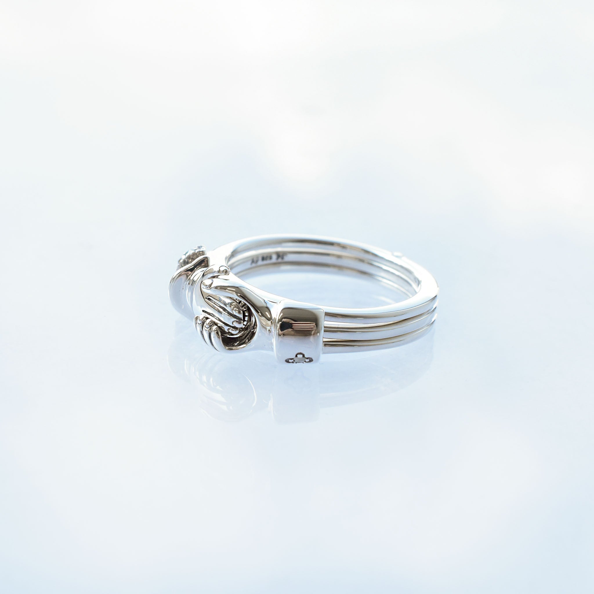 ルビー/マルカジット シルバーリング(フェデリング/7月誕生石)《25V02703》