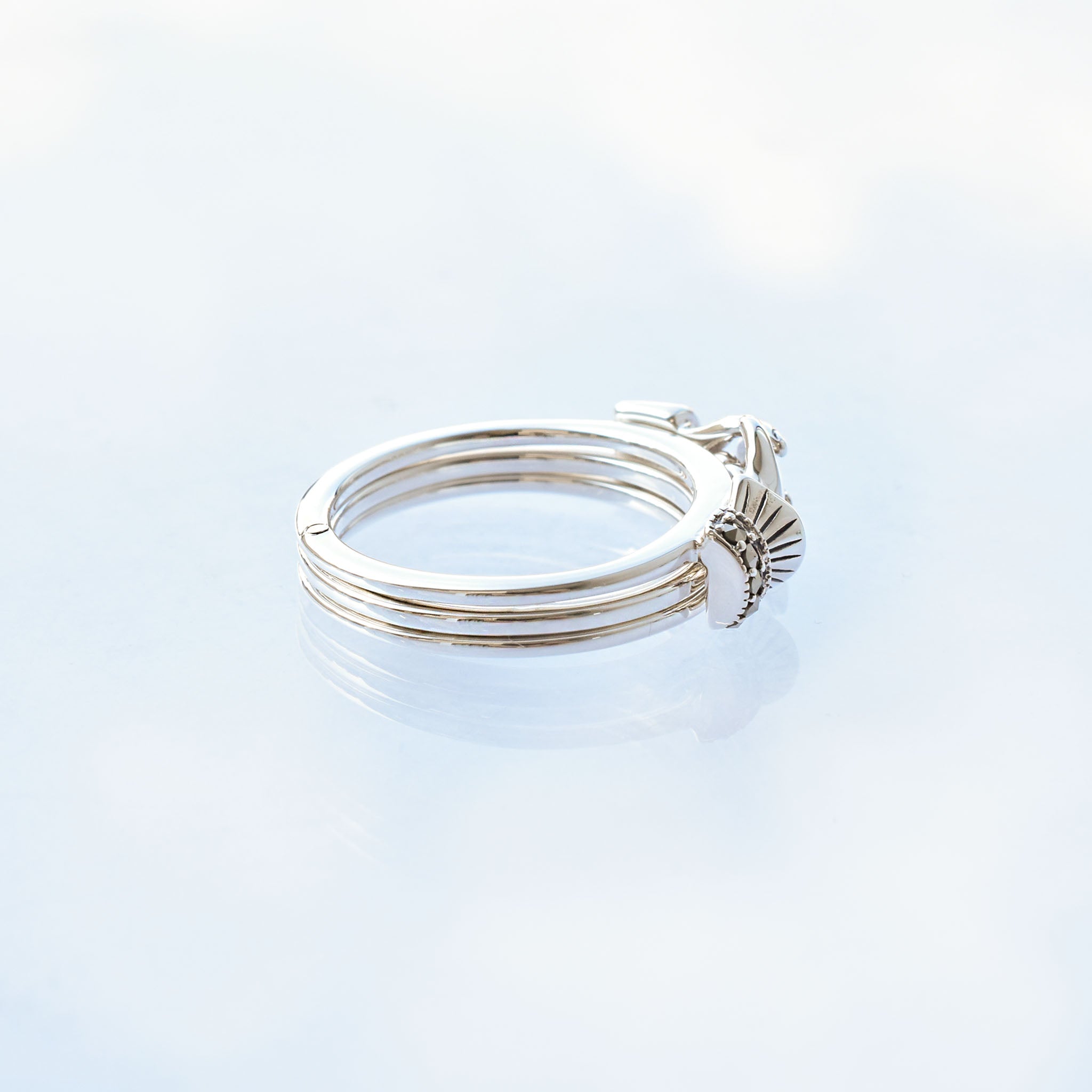 ルビー/マルカジット シルバーリング(フェデリング/7月誕生石)《25V02703》