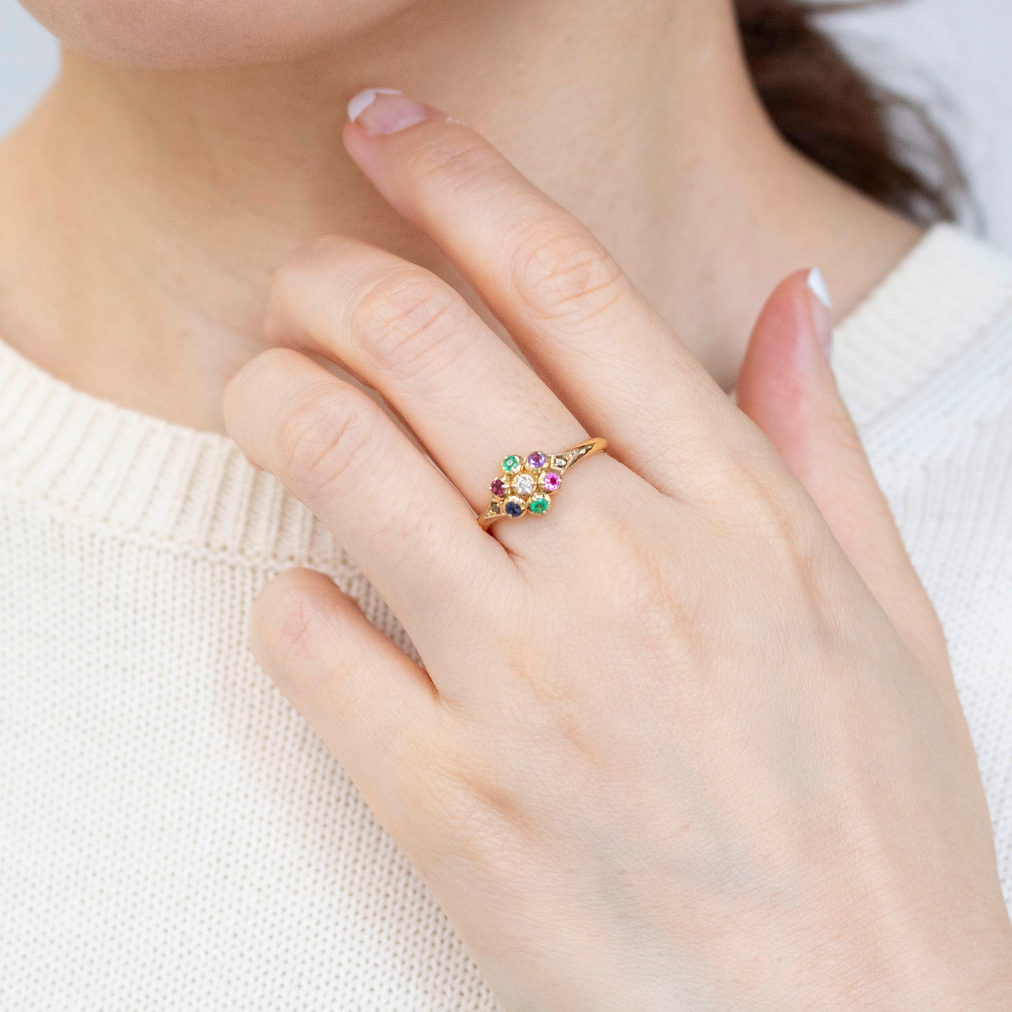 マルチカラー シルバーリング(DEAREST)《25V02705》