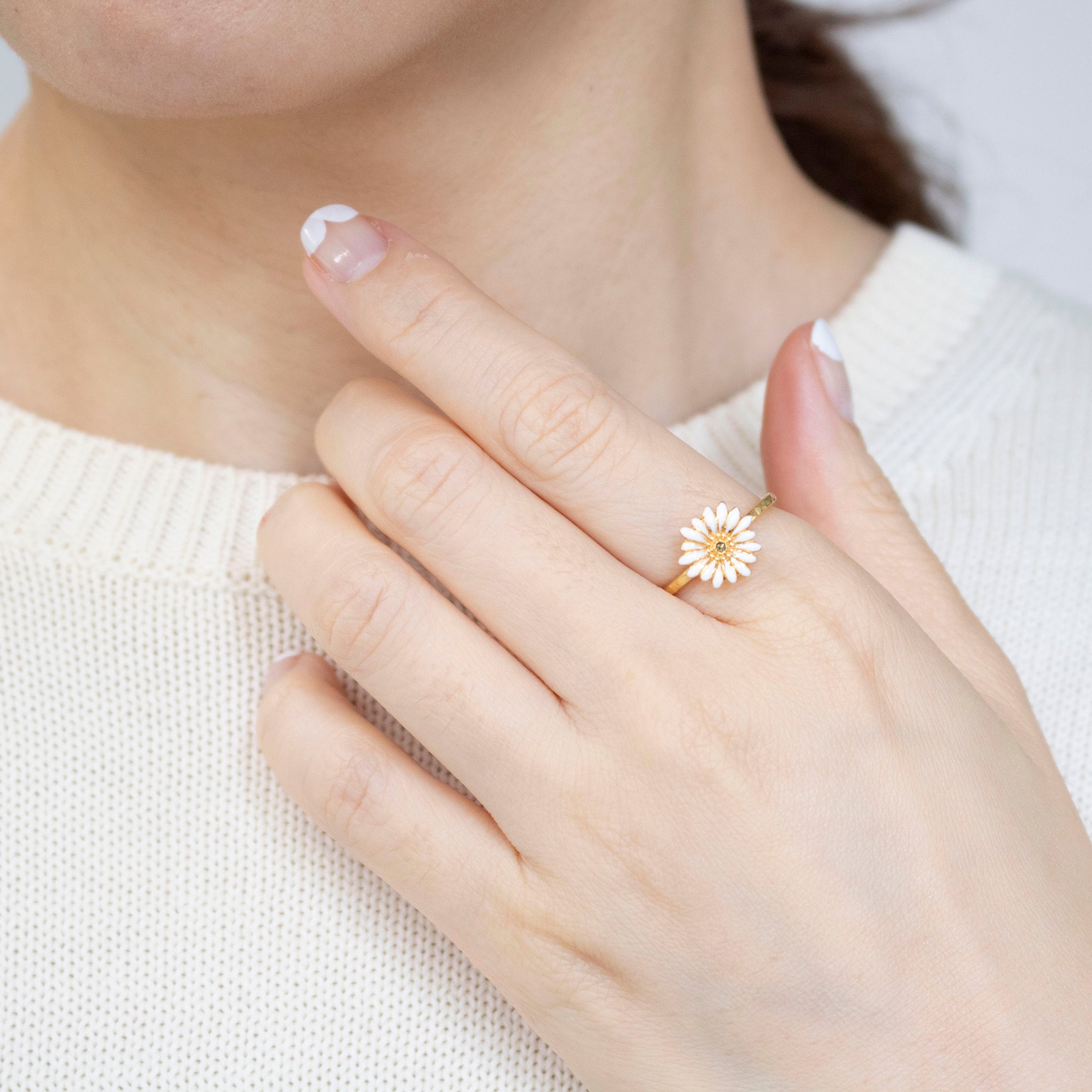 パール/スモーキークォーツ シルバーリング(淡水真珠/5本セット)《25V02708》