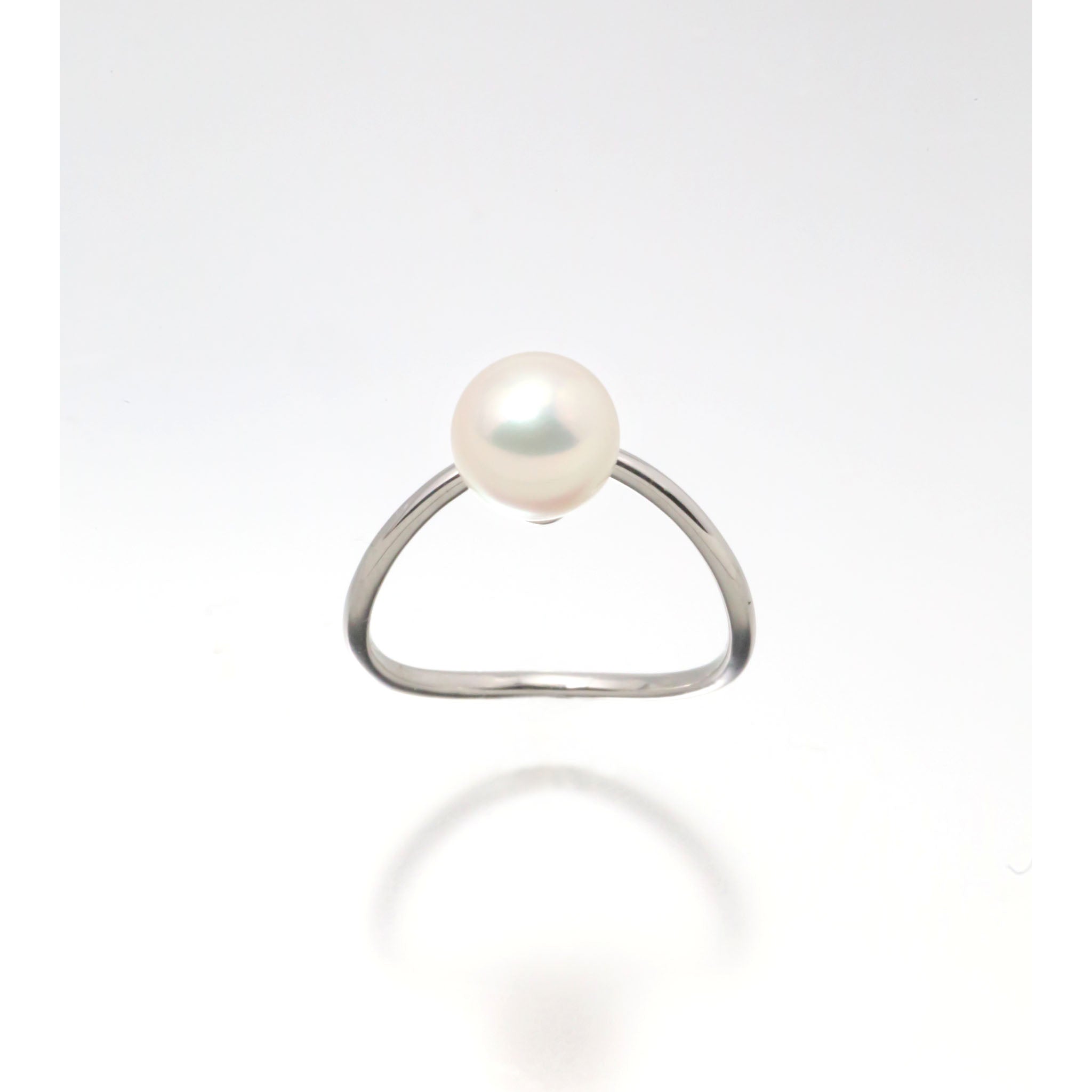 パール K18リング(アコヤ真珠/7mm/6月誕生石)《25V02805》