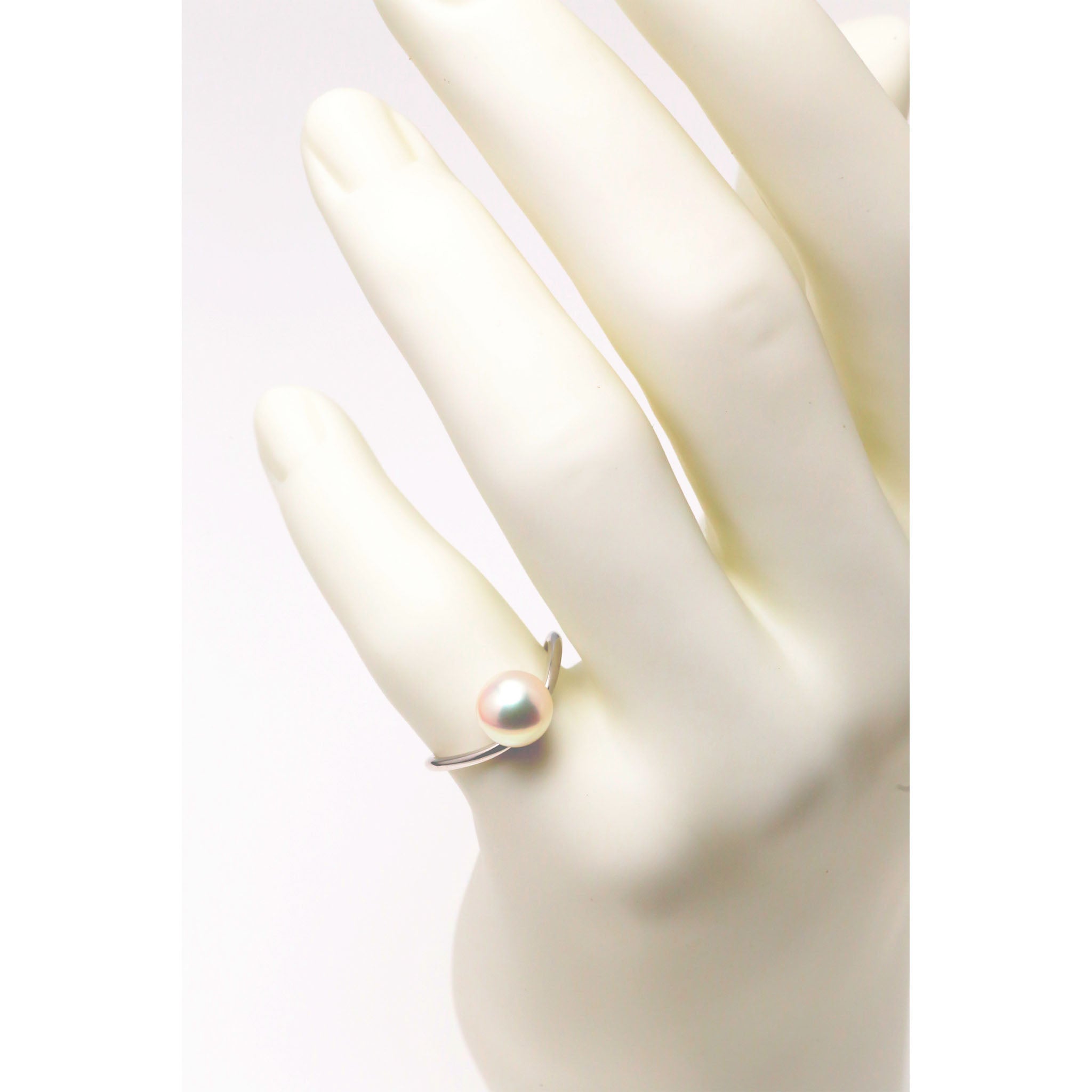 パール K18リング(アコヤ真珠/7mm/6月誕生石)《25V02805》