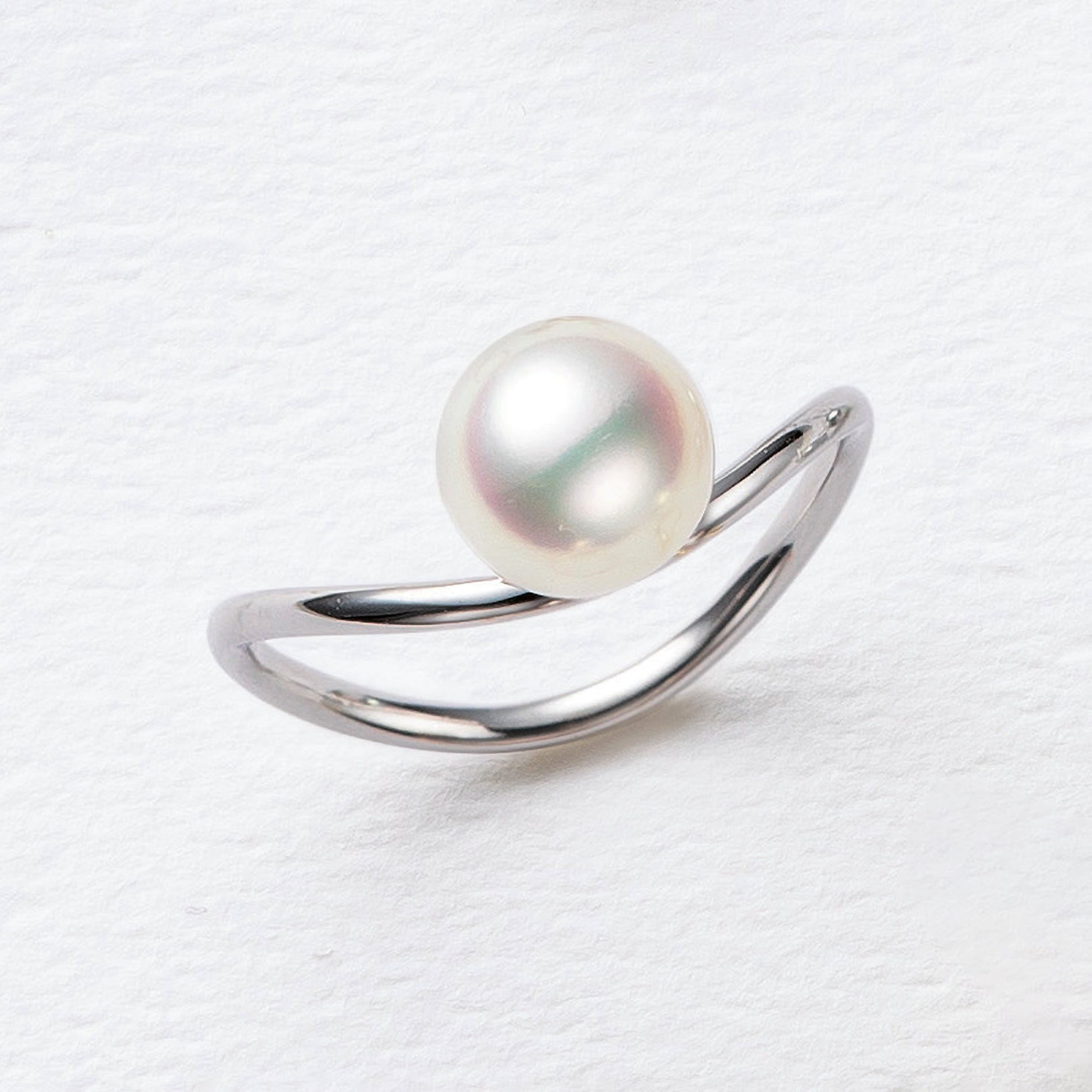 パール K18リング(アコヤ真珠/7mm/6月誕生石)《25V02805》