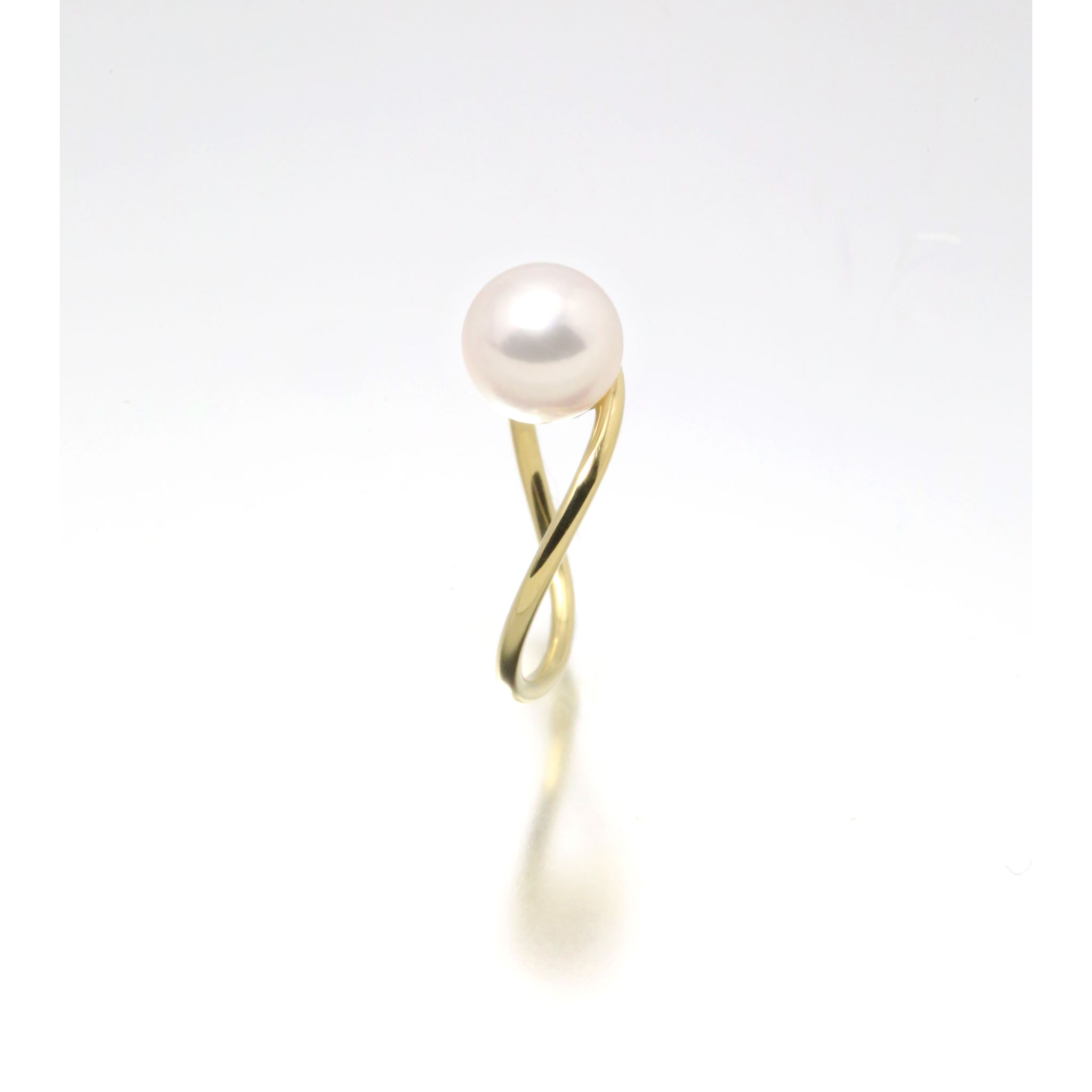 パール K18リング(アコヤ真珠/7.5mm/6月誕生石)《25V02806》