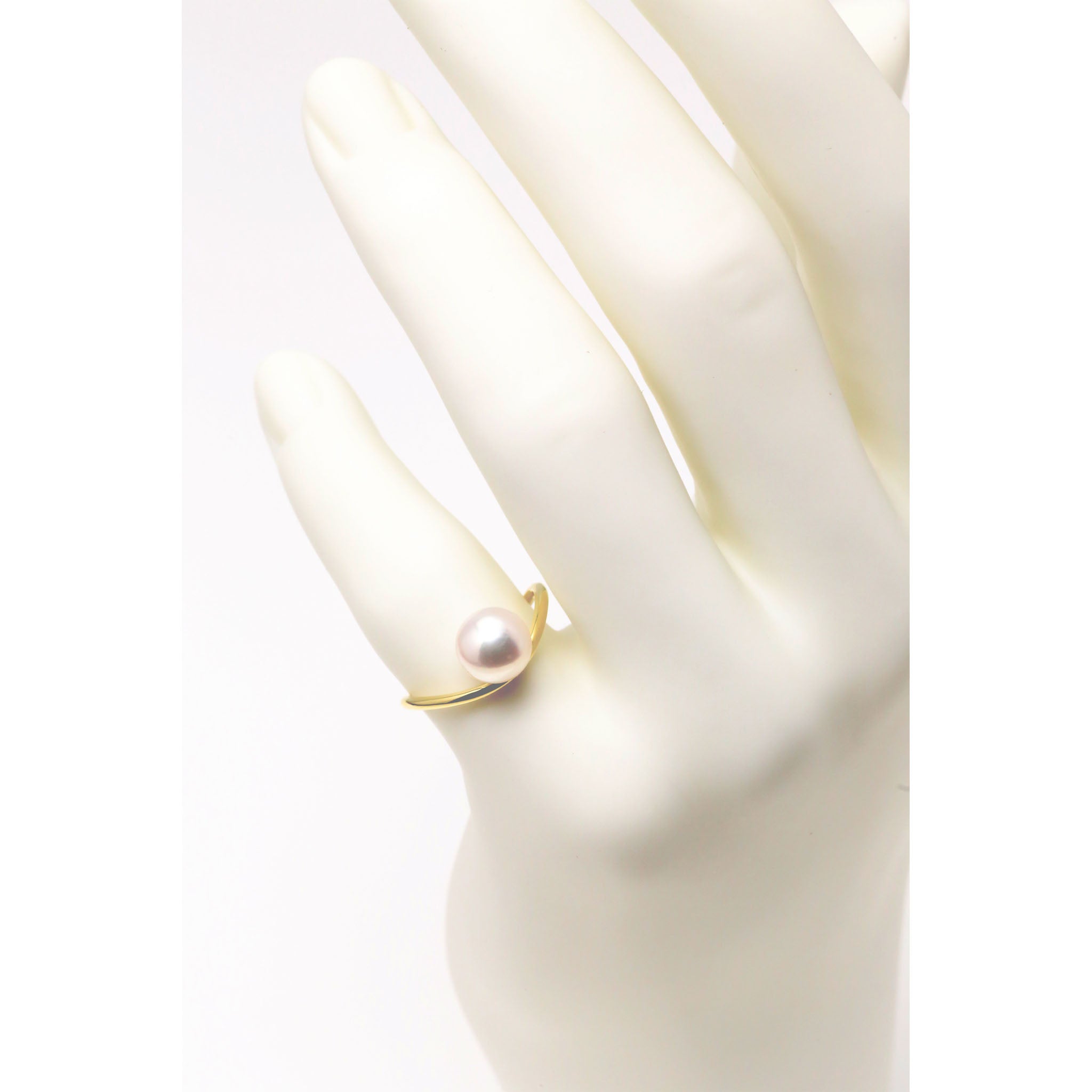 パール K18リング(アコヤ真珠/7.5mm/6月誕生石)《25V02806》