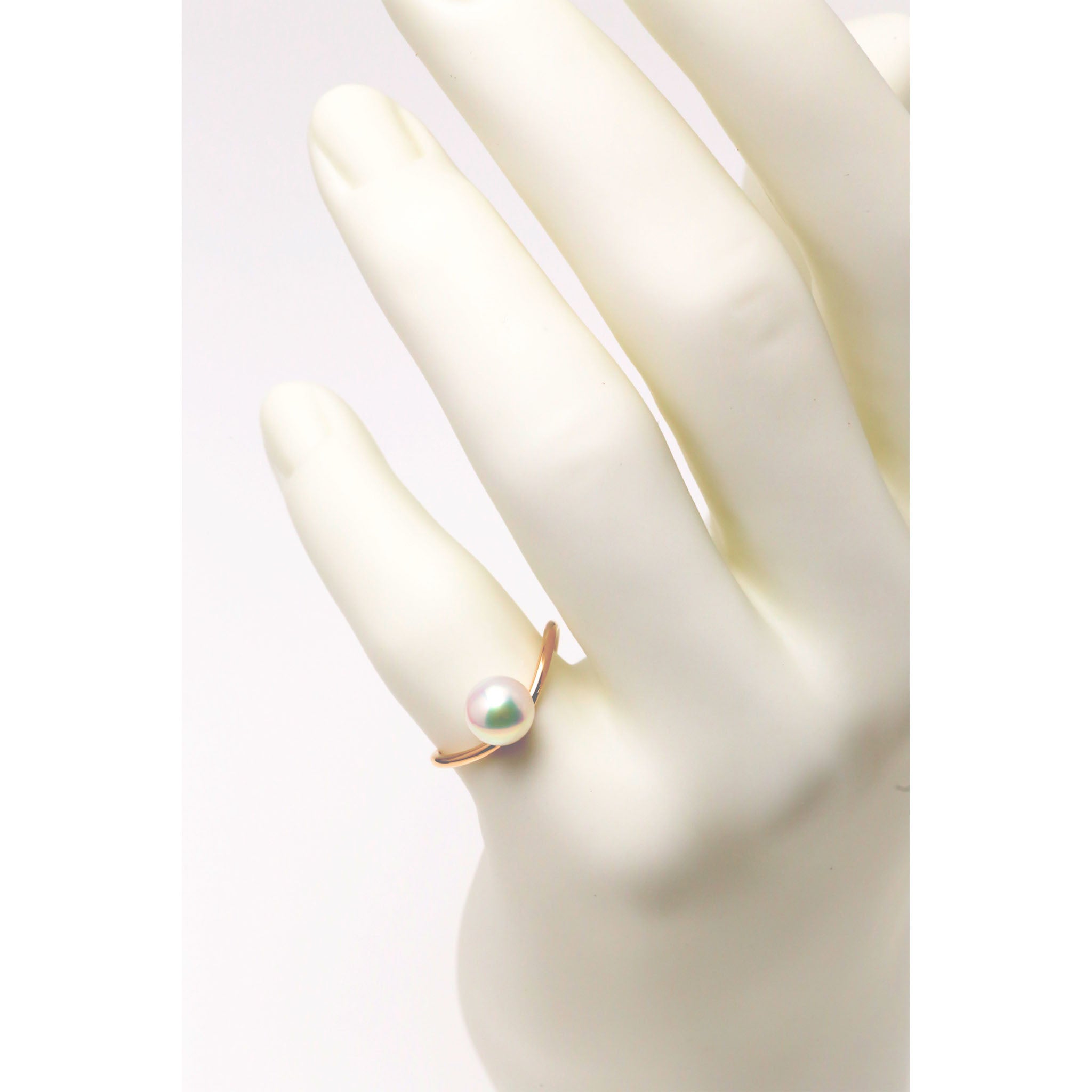 パール K18リング(アコヤ真珠/6.5mm/6月誕生石)《25V02807》