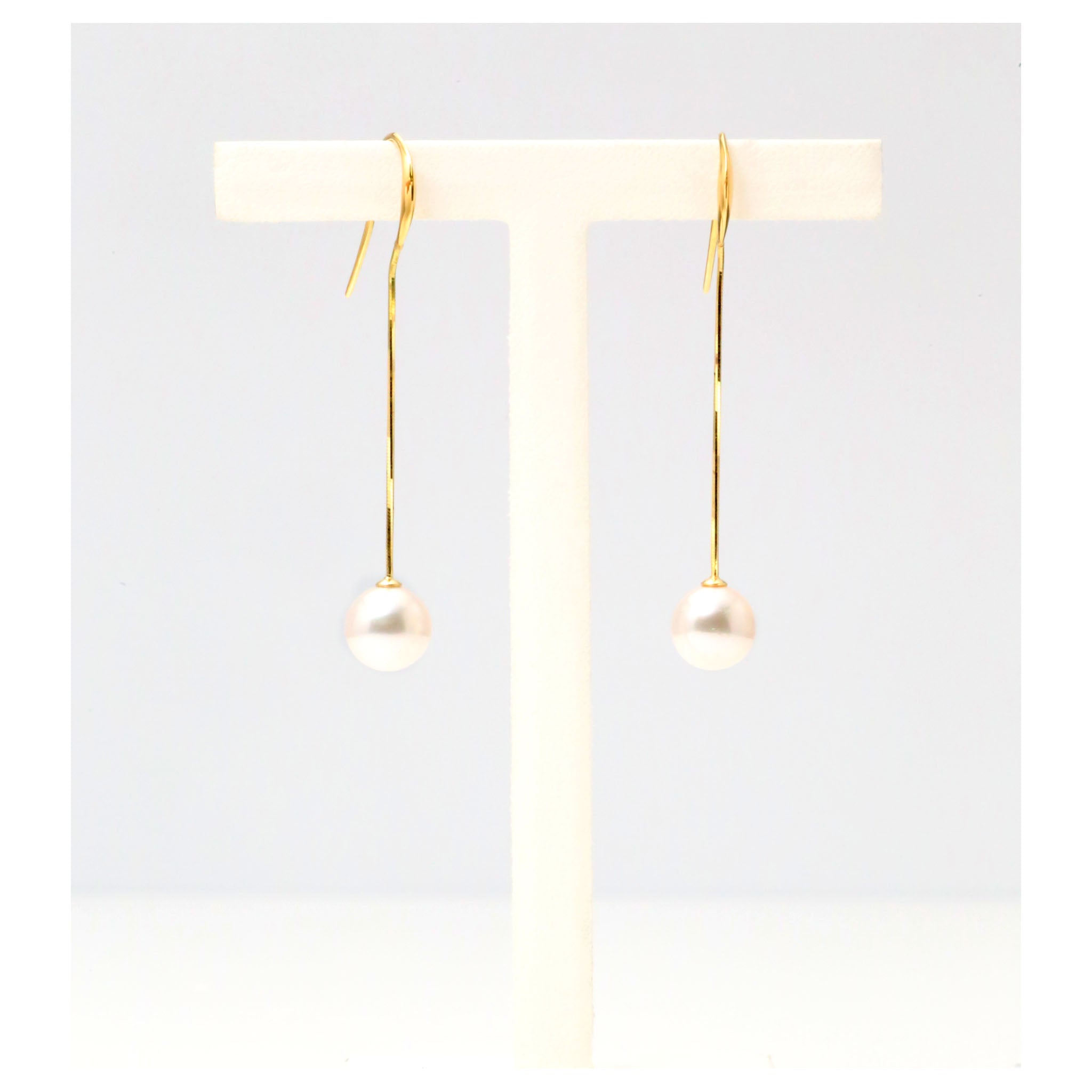 パール K18ピアス(アコヤ真珠/7.5mm/6月誕生石)《25V02906》