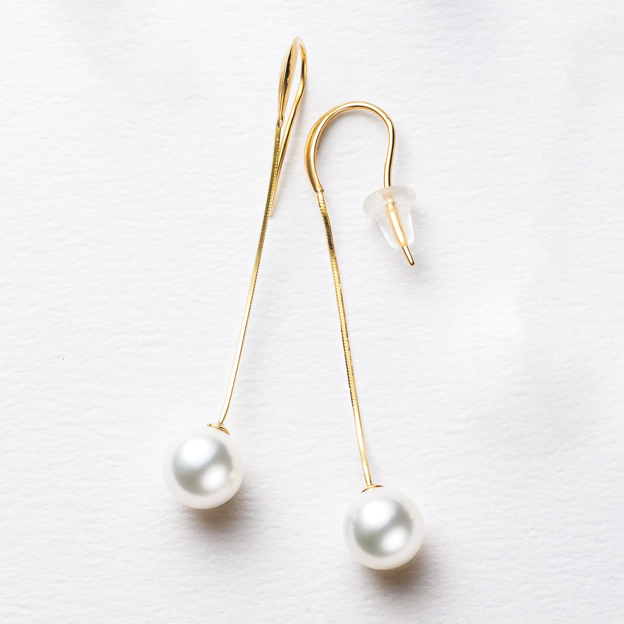 パール K18ピアス(アコヤ真珠/7.5mm/6月誕生石)《25V02906》