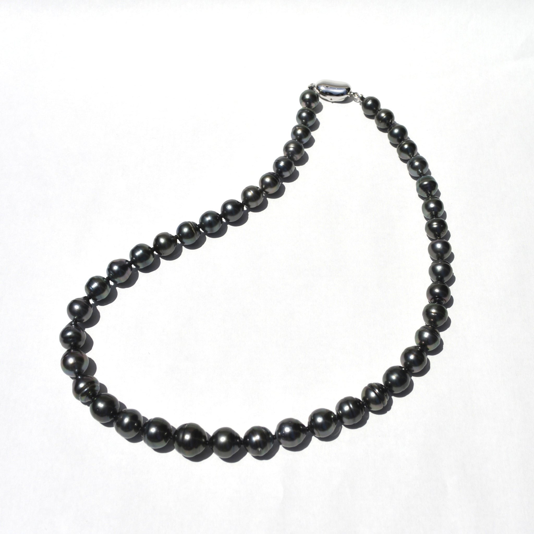 【限定6点】パール ネックレス(黒蝶/8〜11mm/バロック系/6月誕生石)《25V03108》