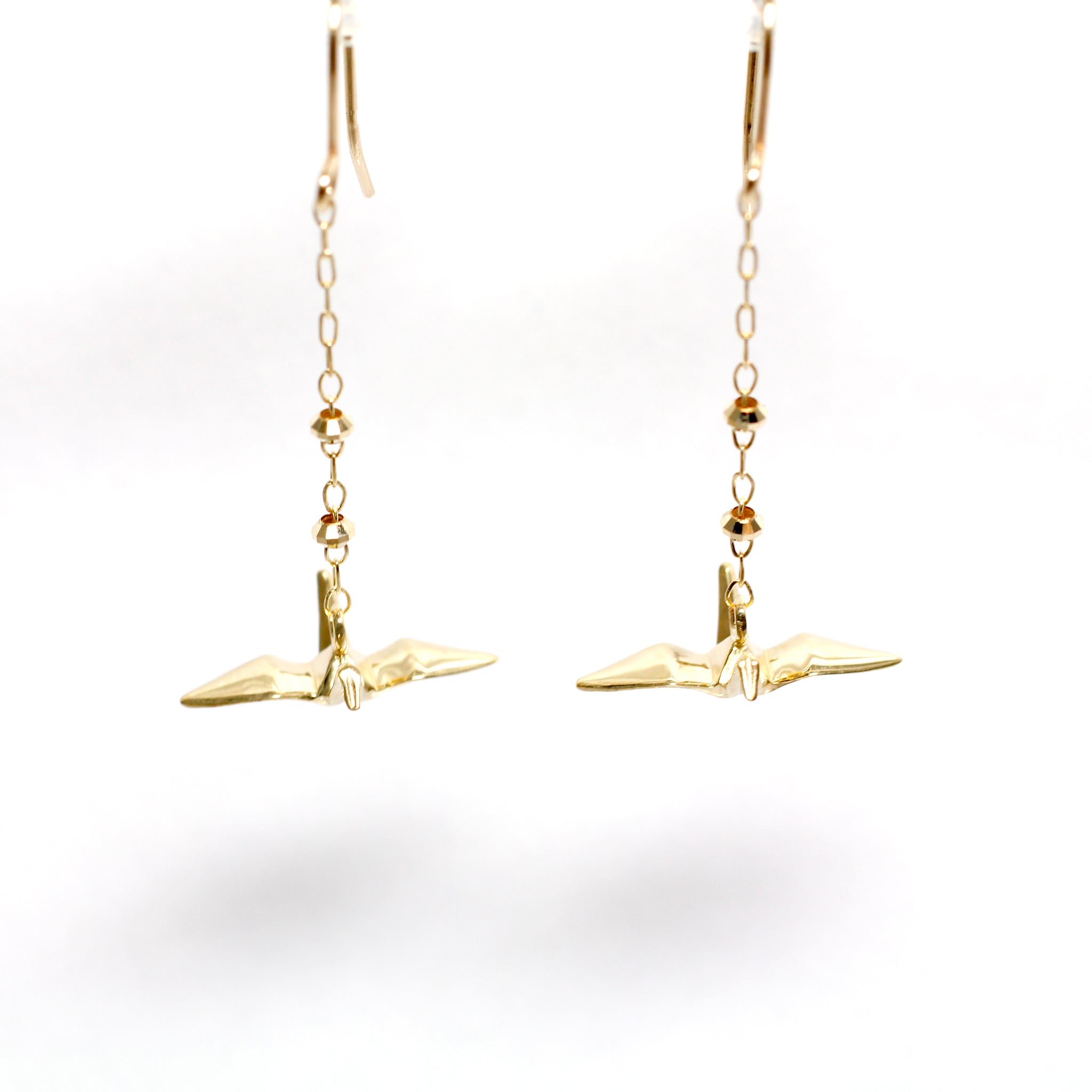 K10ピアス(折り鶴モチーフ)《25V03204》