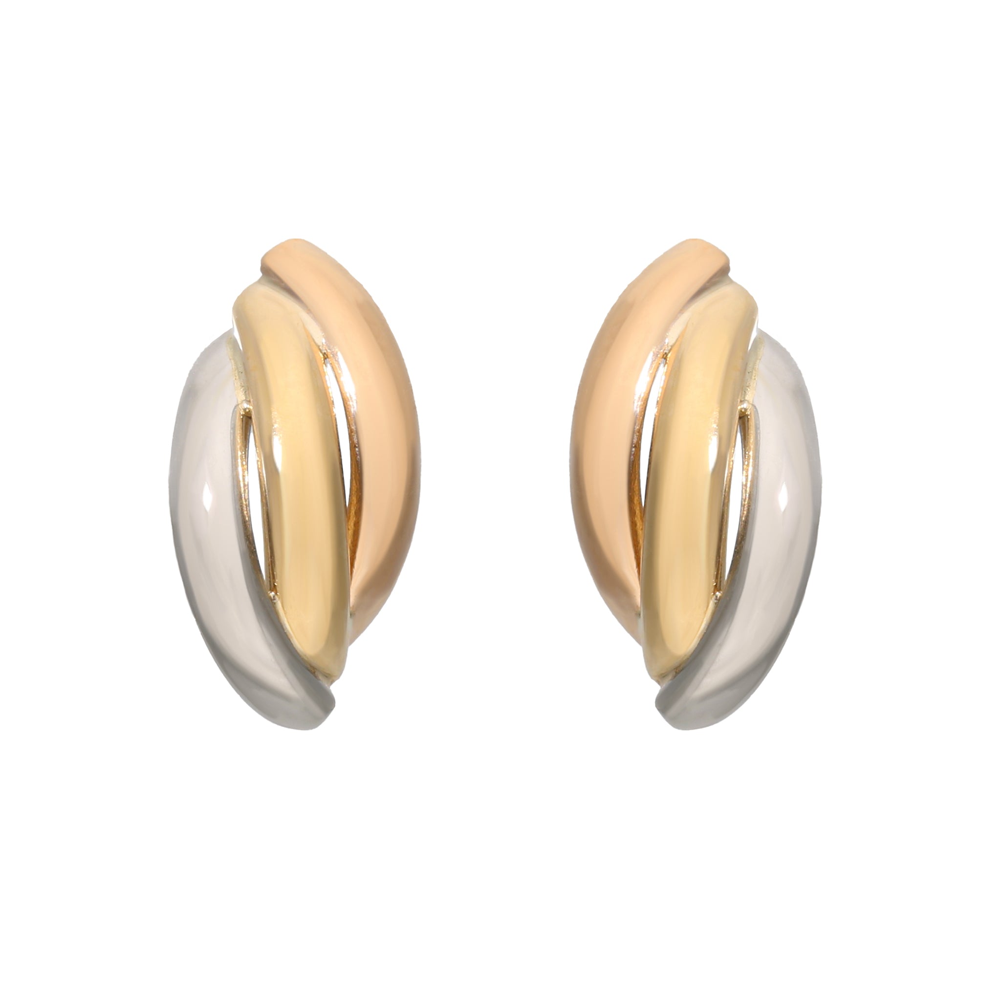 K18 ピアス(スリーカラー)《25V03205》