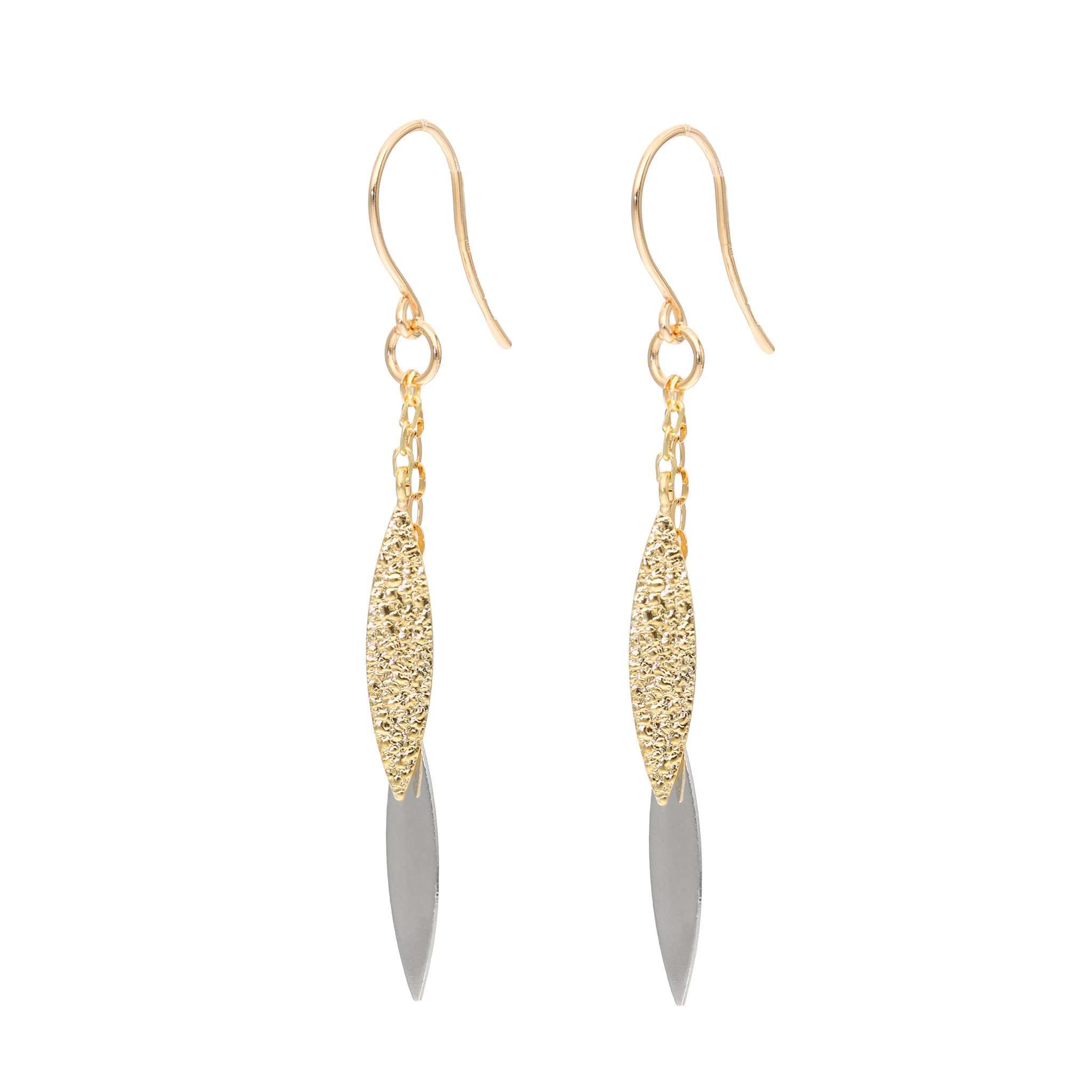 K18/プラチナピアス(スリーカラー)《25V03212》