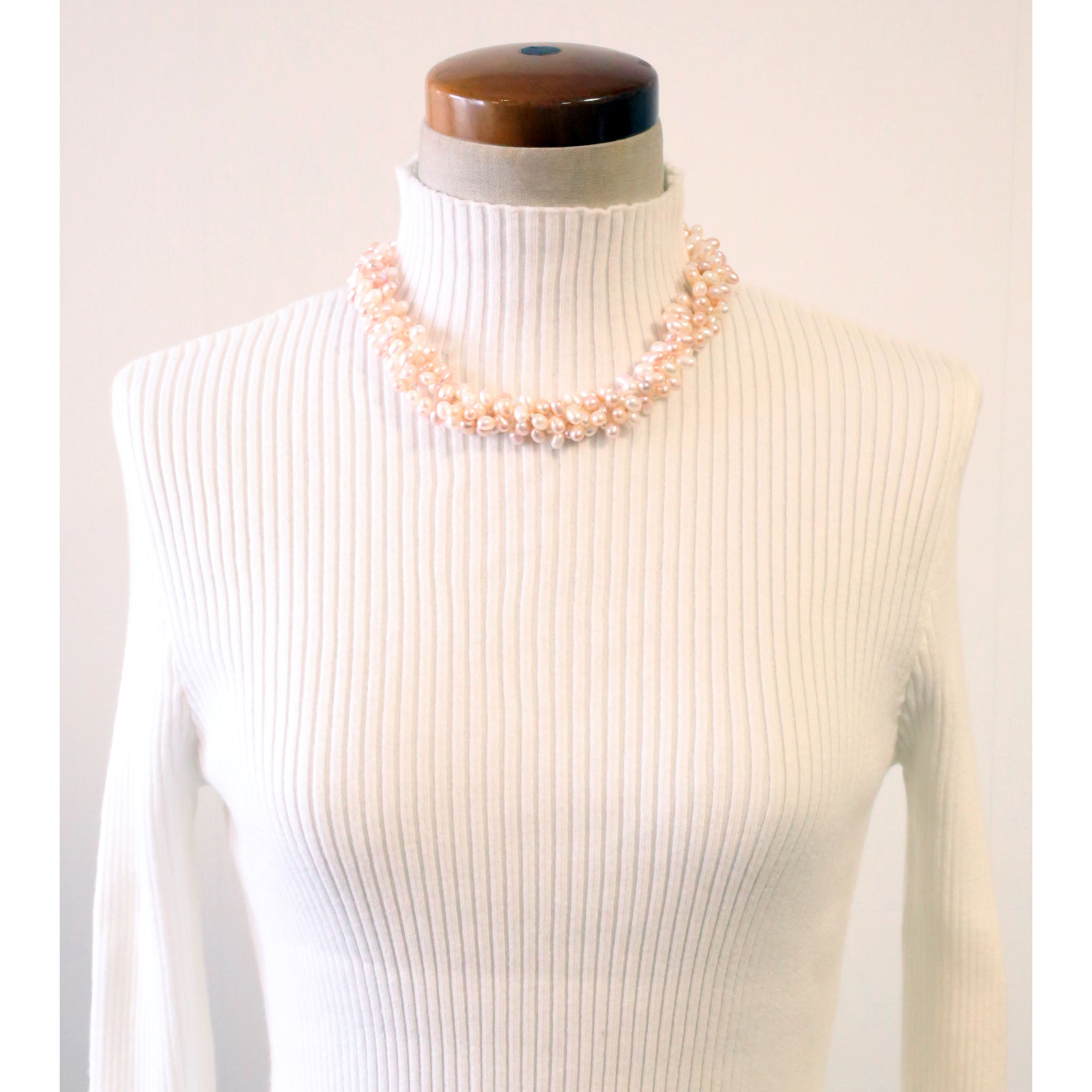 パール ネックレス(淡水真珠/6月誕生石)《25V03302》