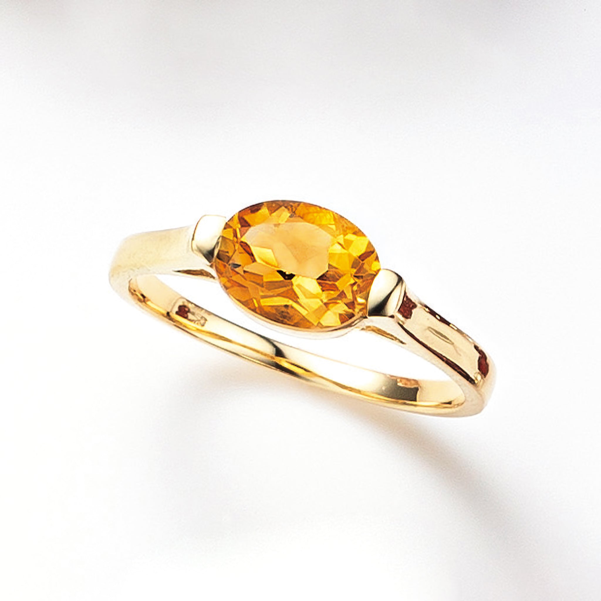 『Citrine Quartz』シトリン K18 ロイヤル リング 13号 Citrine Quartz』シトリン K18 ロイヤル リング 13号