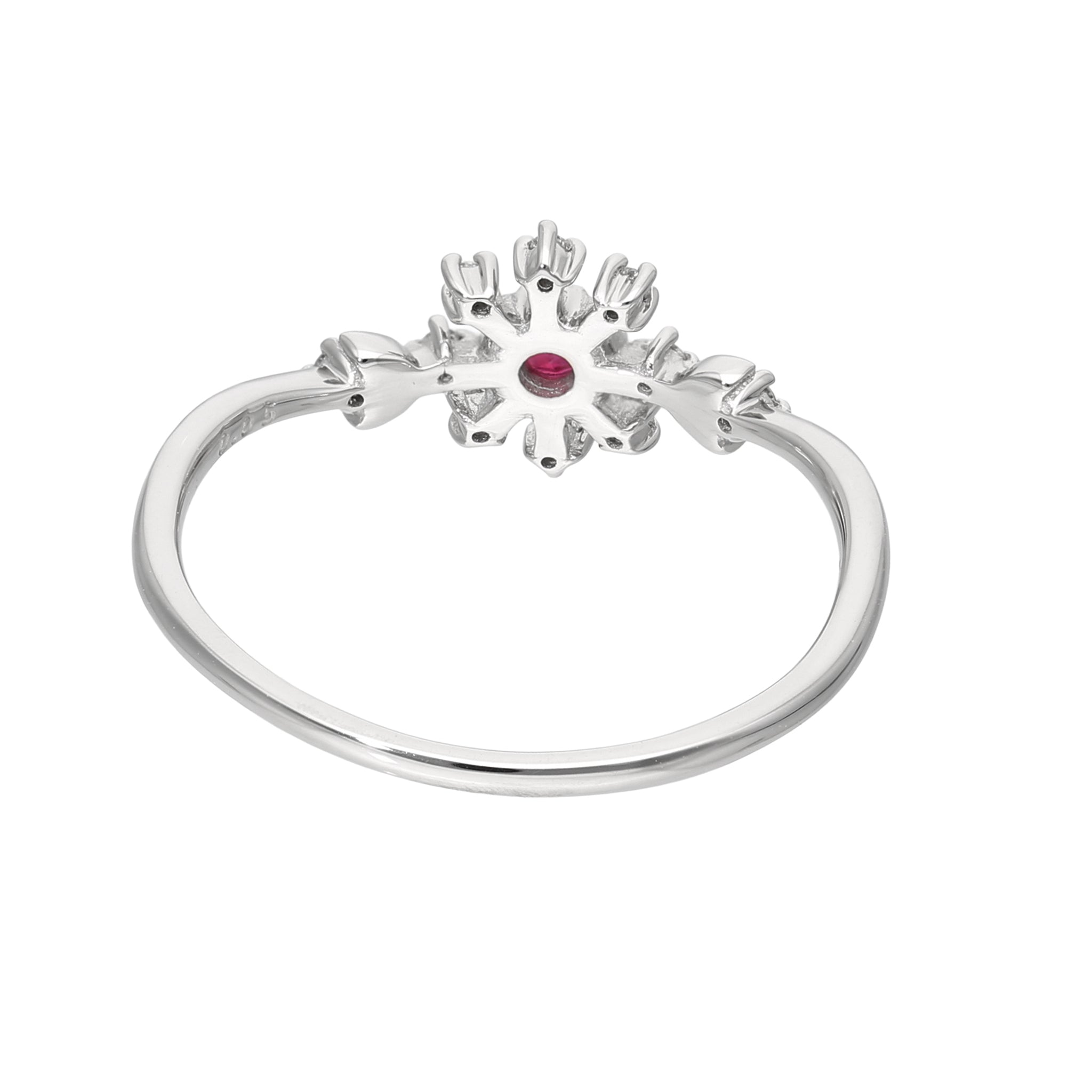 ルビー/ダイヤモンド プラチナリング(7月誕生石)《25V03401》 | 京セラ