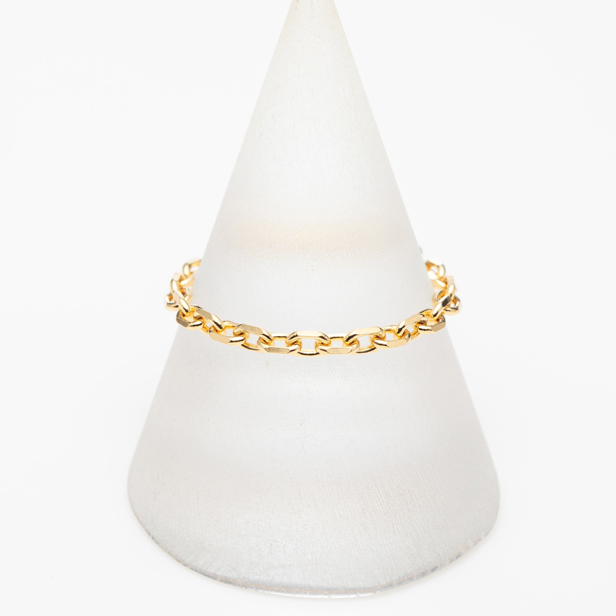 K18リング(チェーンモチーフ)《25V03604》