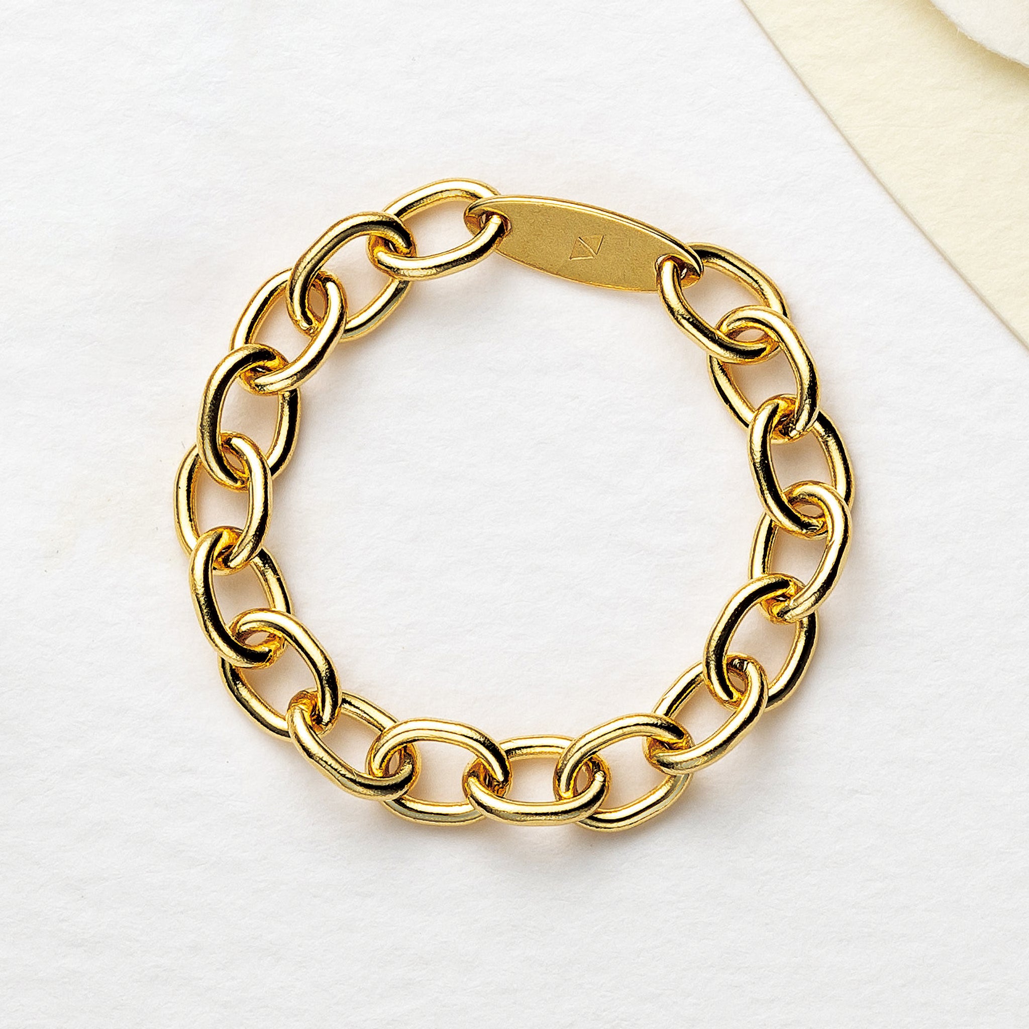 K18リング(チェーンモチーフ)《25V03605》