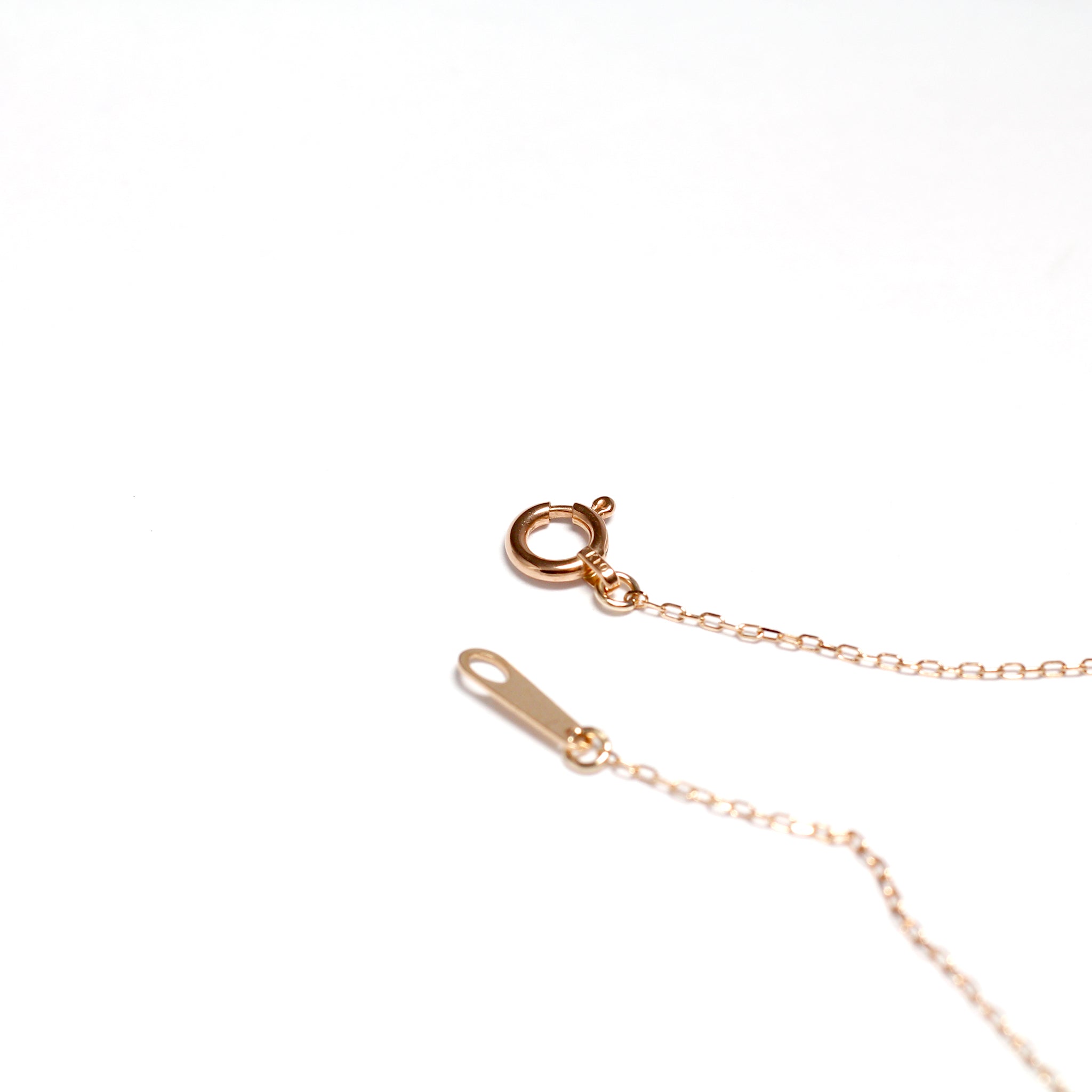 ルビー K10ネックレス(梅の花モチーフ/7月誕生石)《25V03705》