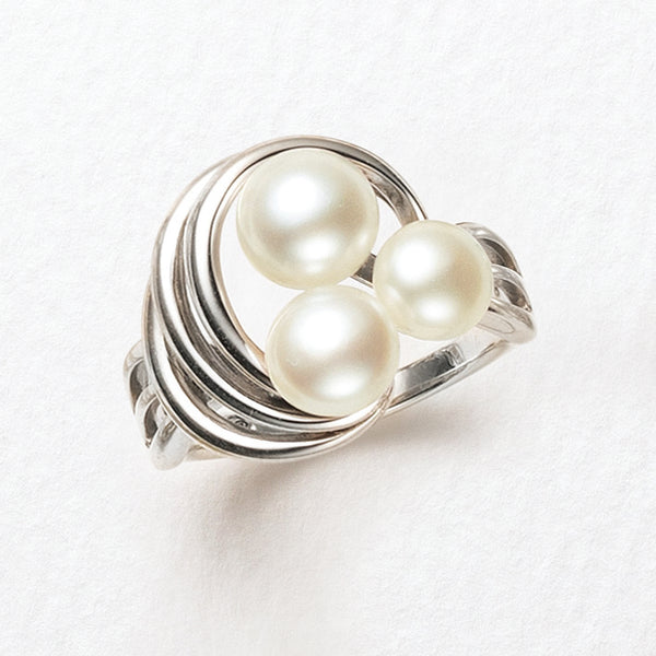 パール シルバーリング(淡水真珠/6月誕生石)《25V03811》 | 京セラ