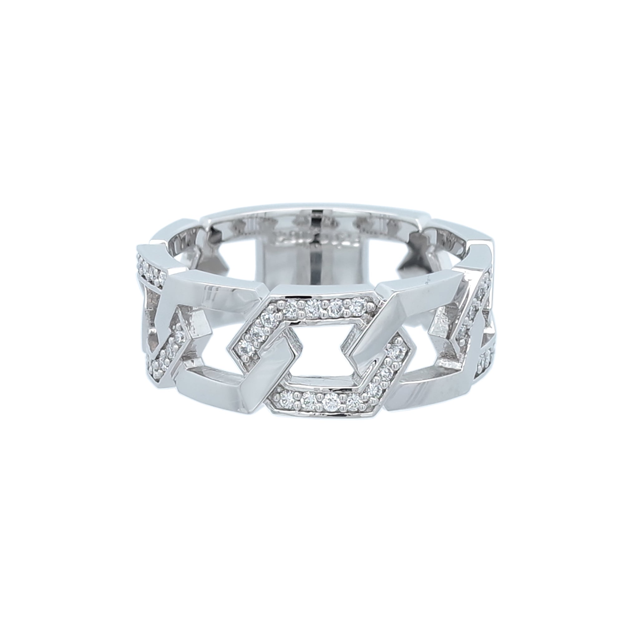 ダイヤモンド プラチナリング(4月誕生石/鑑別書付)《25V03901》