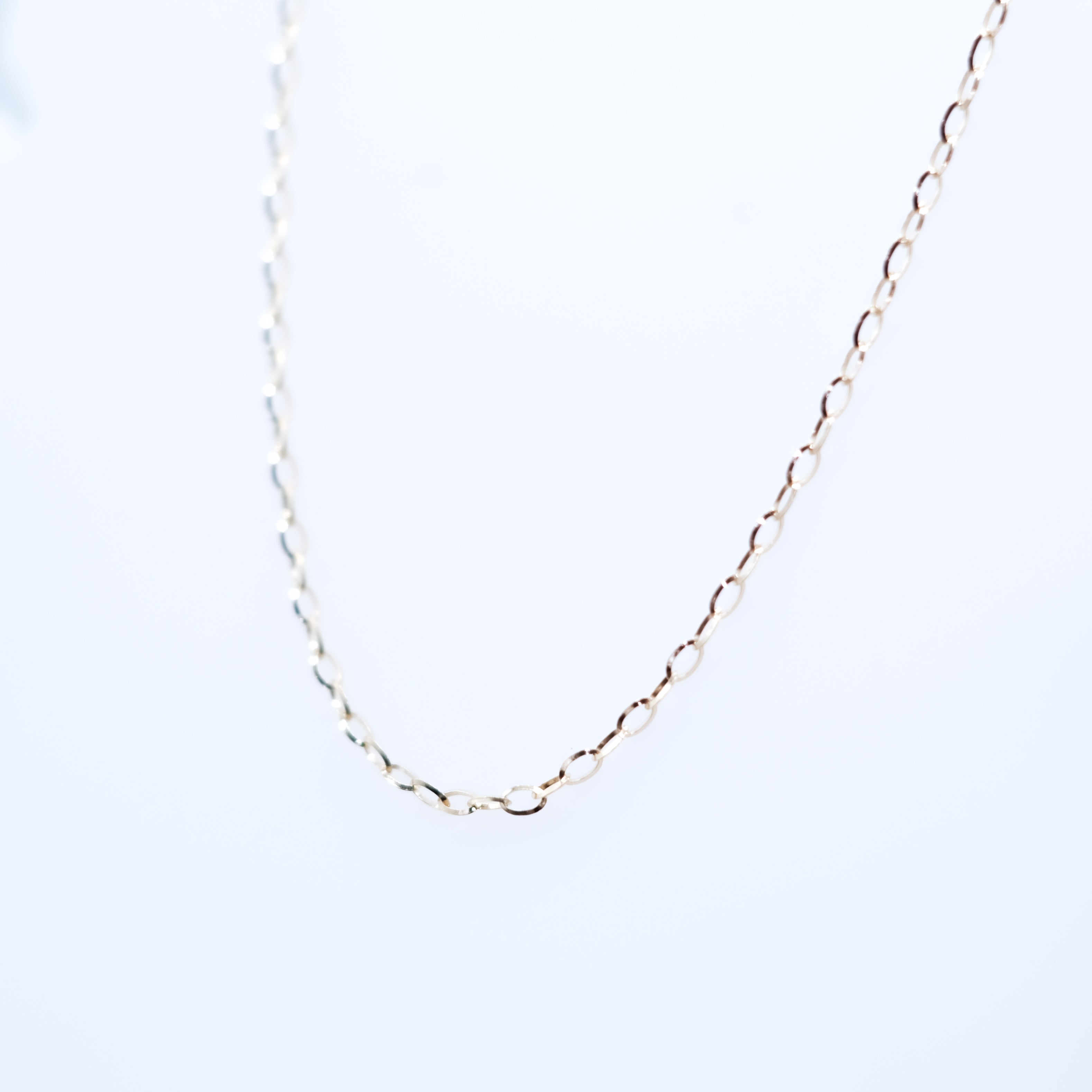 K18ネックレス(アズキチェーン/幅1.9mm/50cm)《25V03908》