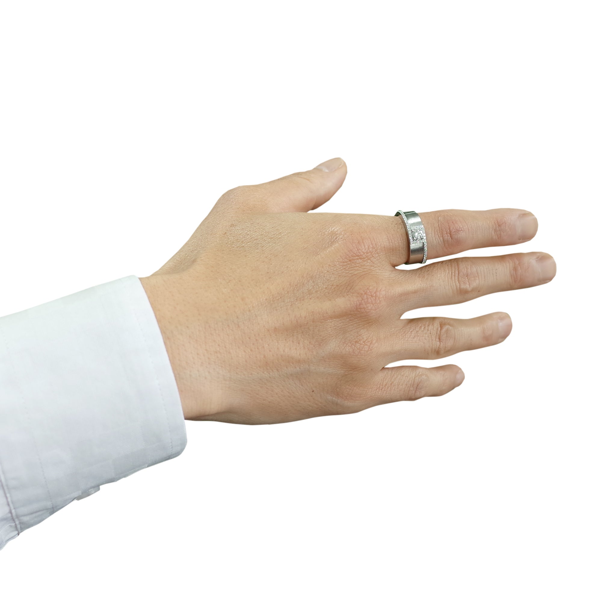 ダイヤモンド プラチナリング(0.3カラット/Gカラー/SIクラス/GOOD/4月誕生石/グレーディングレポート付)《25V03911》