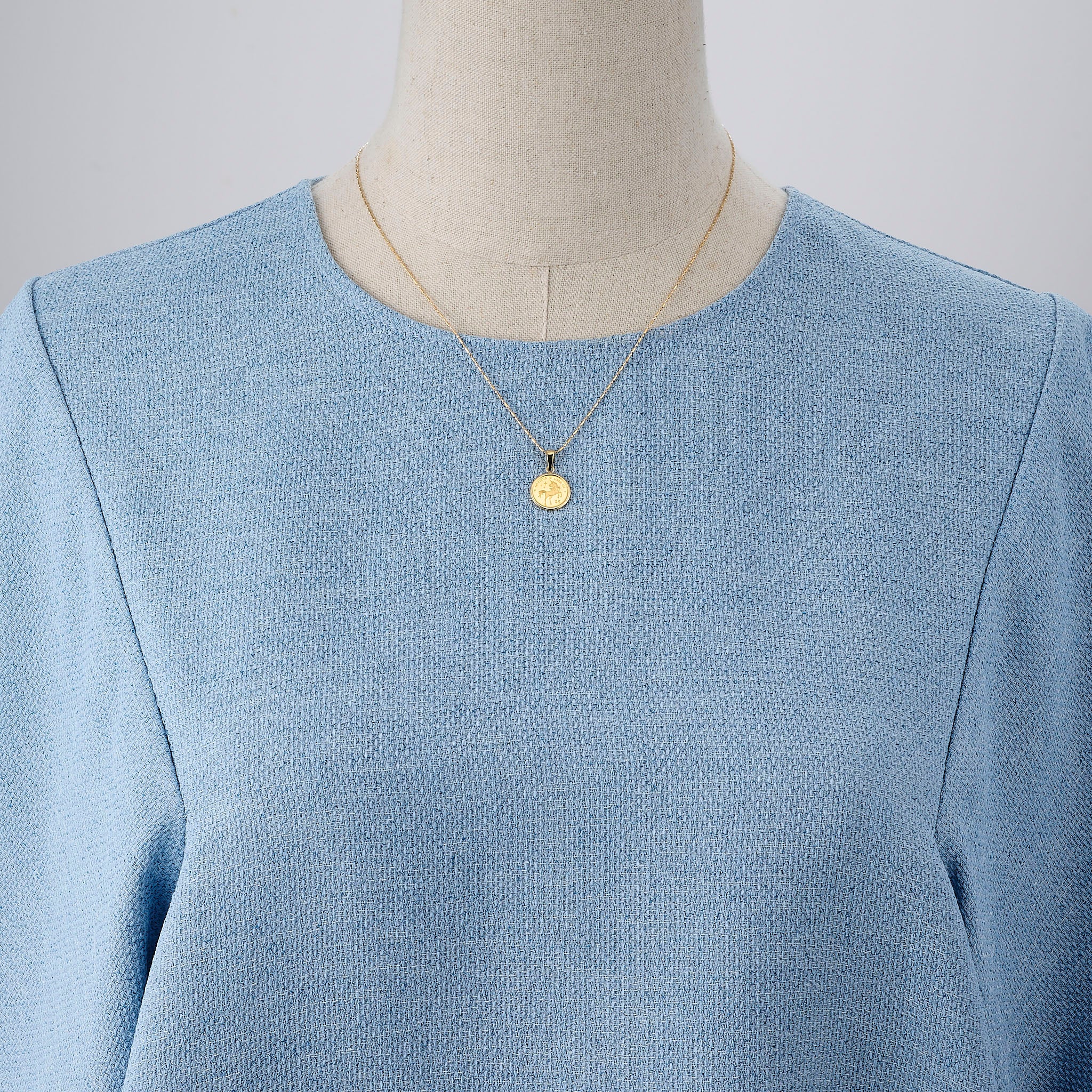 K24/K18ペンダント(純金/コイン/ユニコーンモチーフ/1/30oz)《25V04002》