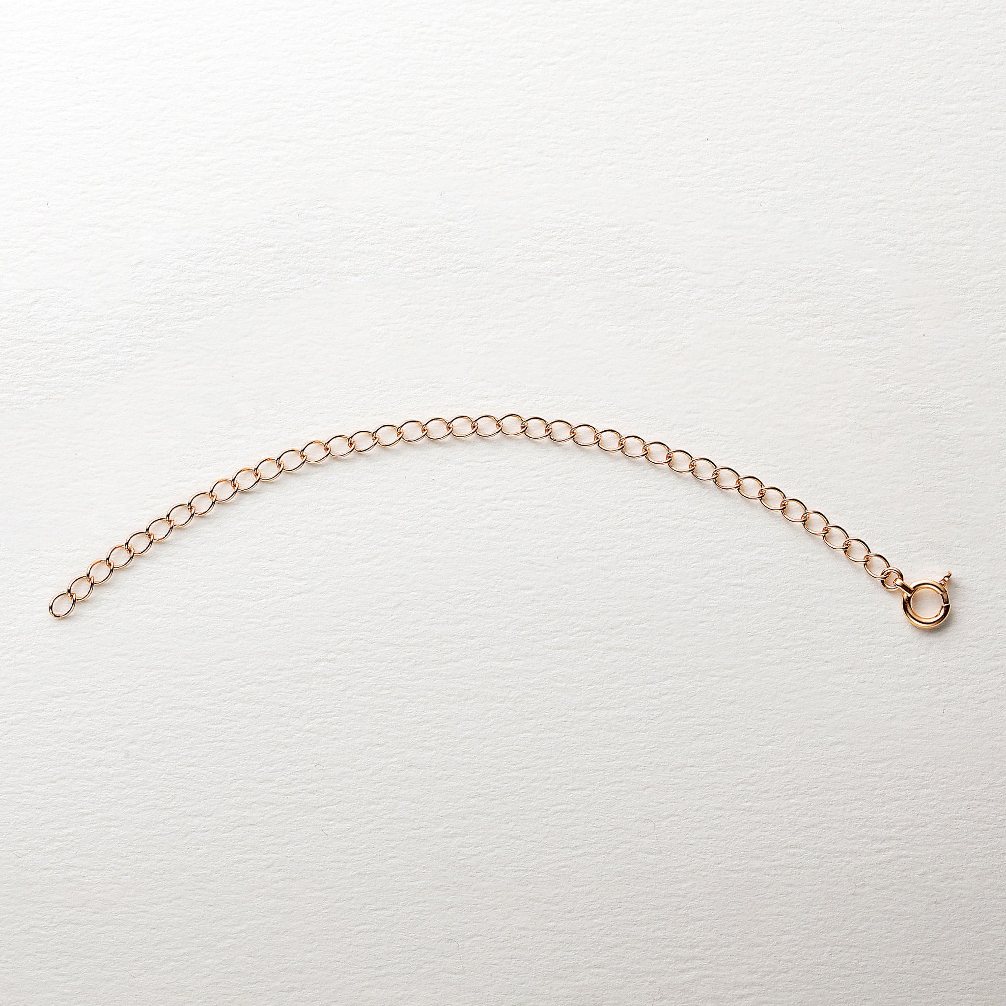 K18アジャスターチェーン(ピンクゴールド/10cm/「楽わ」付き)《25V04011》