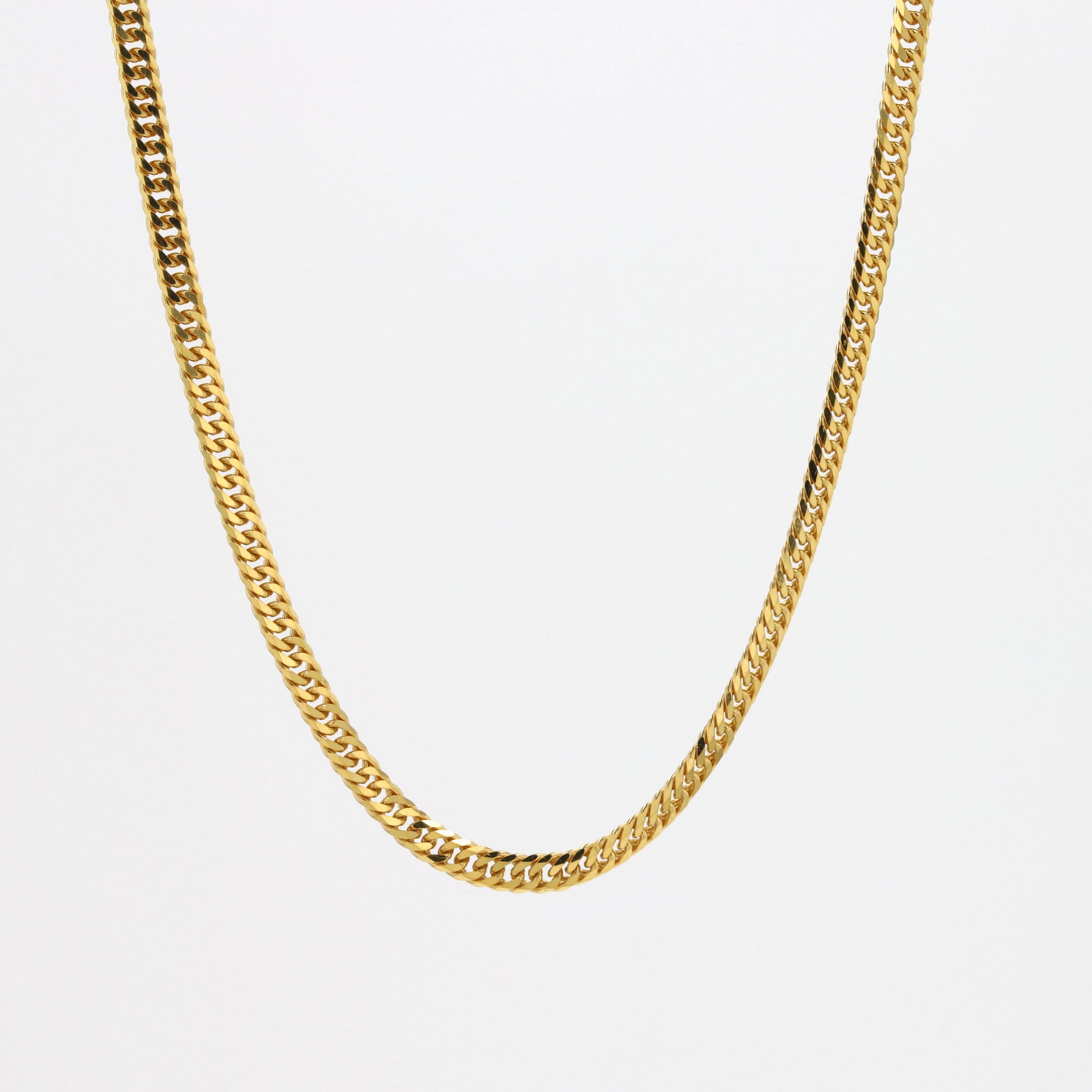 K24ネックレス(純金/喜平ダブル6面カット/造幣局品位刻印付/50cm/10g)《25V04102》