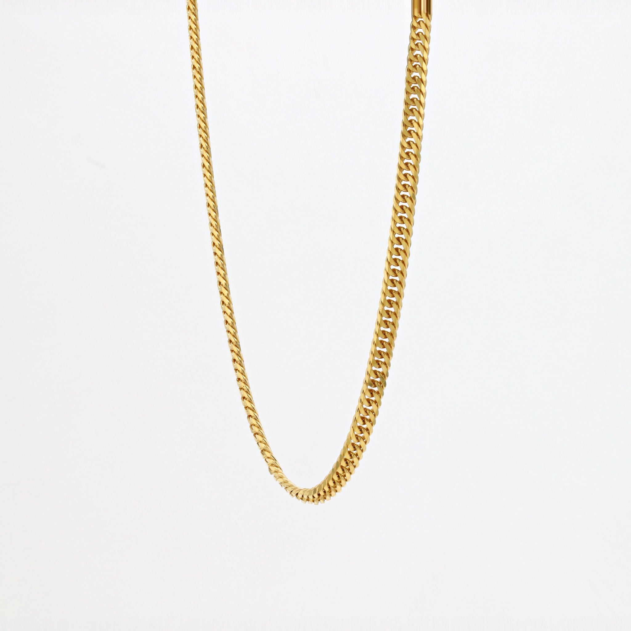 K24ネックレス(純金/喜平ダブル6面カット/造幣局品位刻印付/50cm/10g)《25V04102》