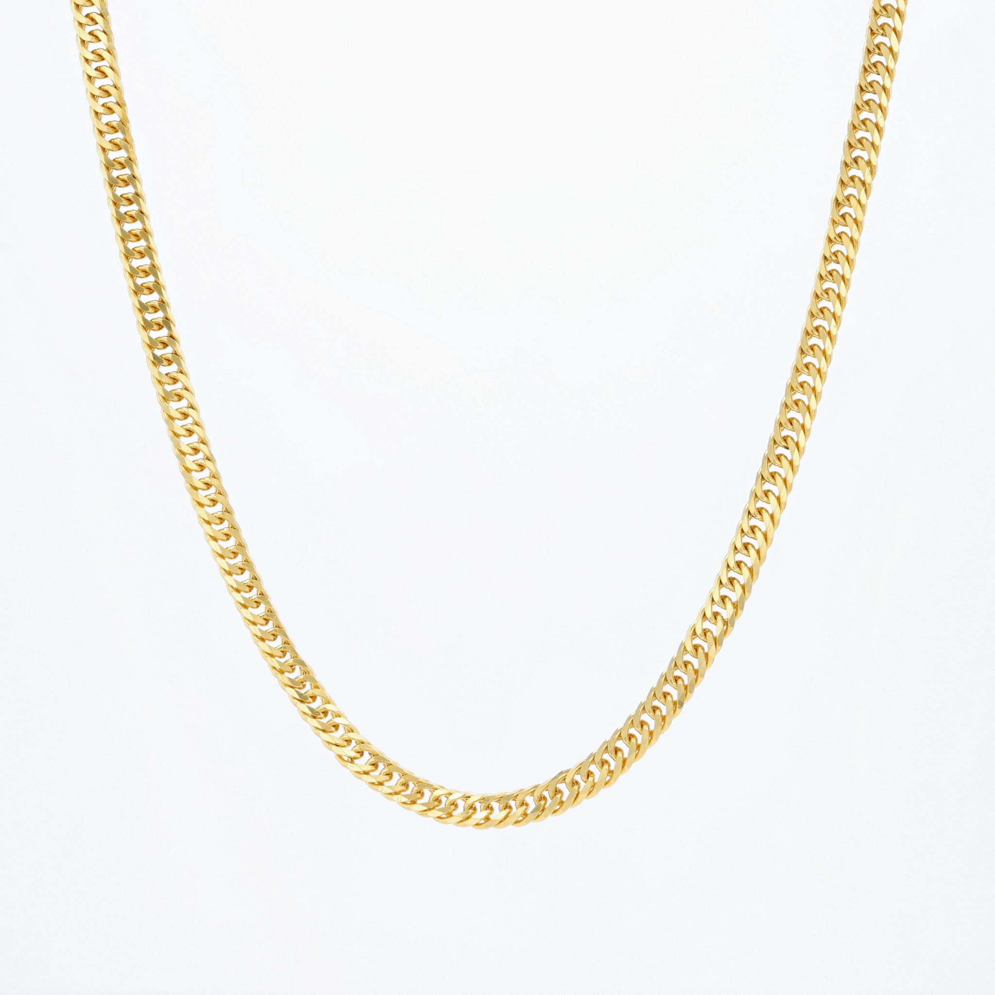 K24ネックレス(純金/喜平ダブル6面カット/造幣局品位刻印付/20g/50cm)《25V04103》