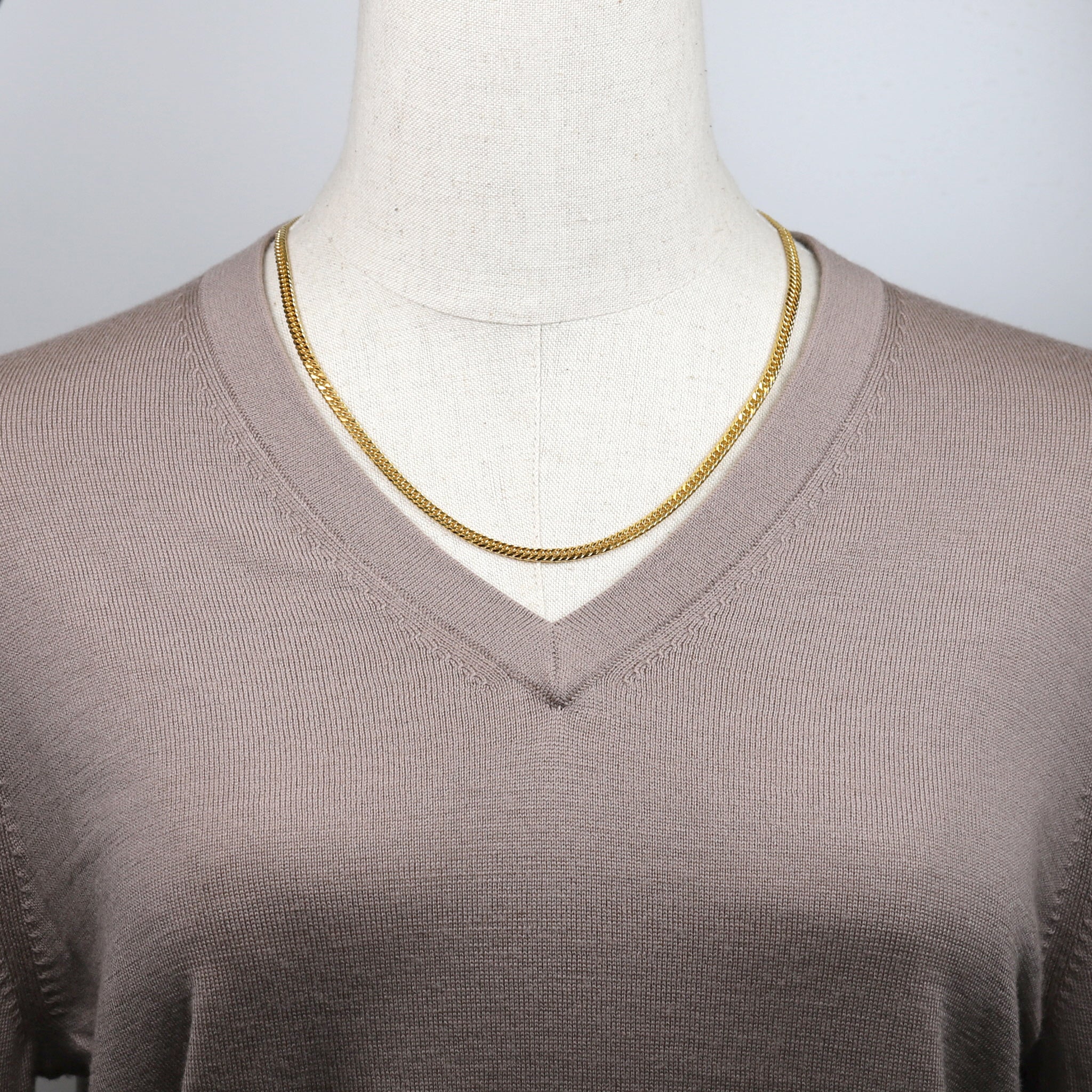 K24ネックレス(純金/喜平ダブル6面カット/30g/50cm)《25V04104》